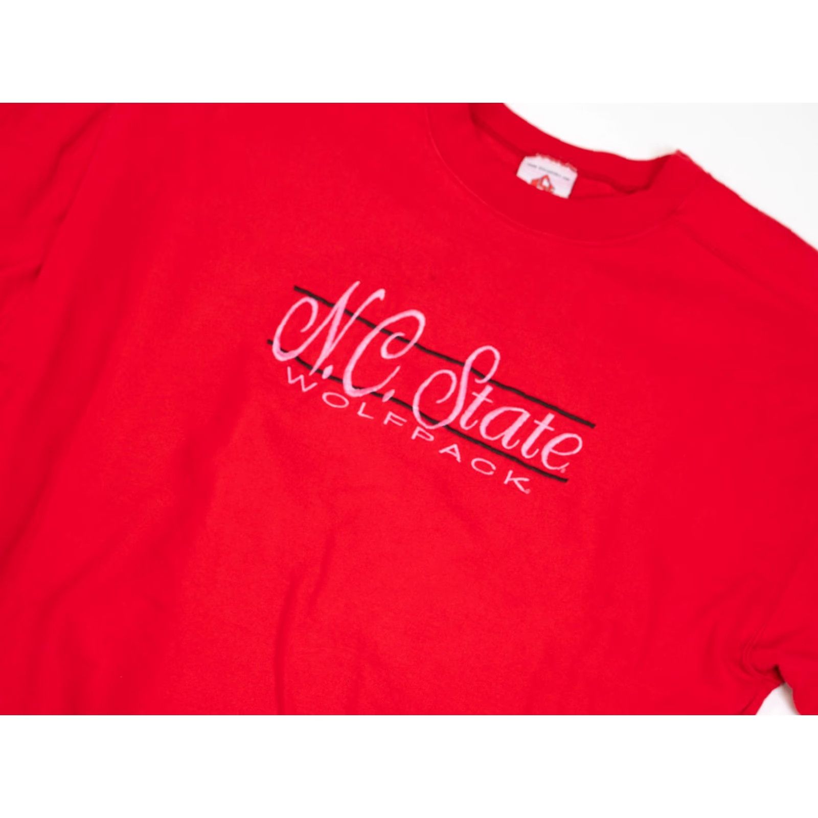 Vintage Vintage NC State Wolfpack 90s Red Classic Pullover Sweatshirt Mens XL Cotton Exchange Size US XL / EU 56 / 4 - 3 Thumbnail