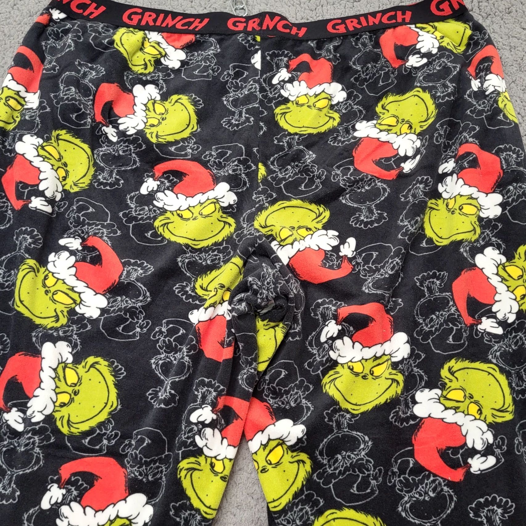 Vintage VINTAGE? No — not vintage. The Grinch Dr. Seuss PJ Pants Mens XL Christmas Sleep Lounge Pajamas Bottom Size US 36 / EU 52 - 6 Thumbnail