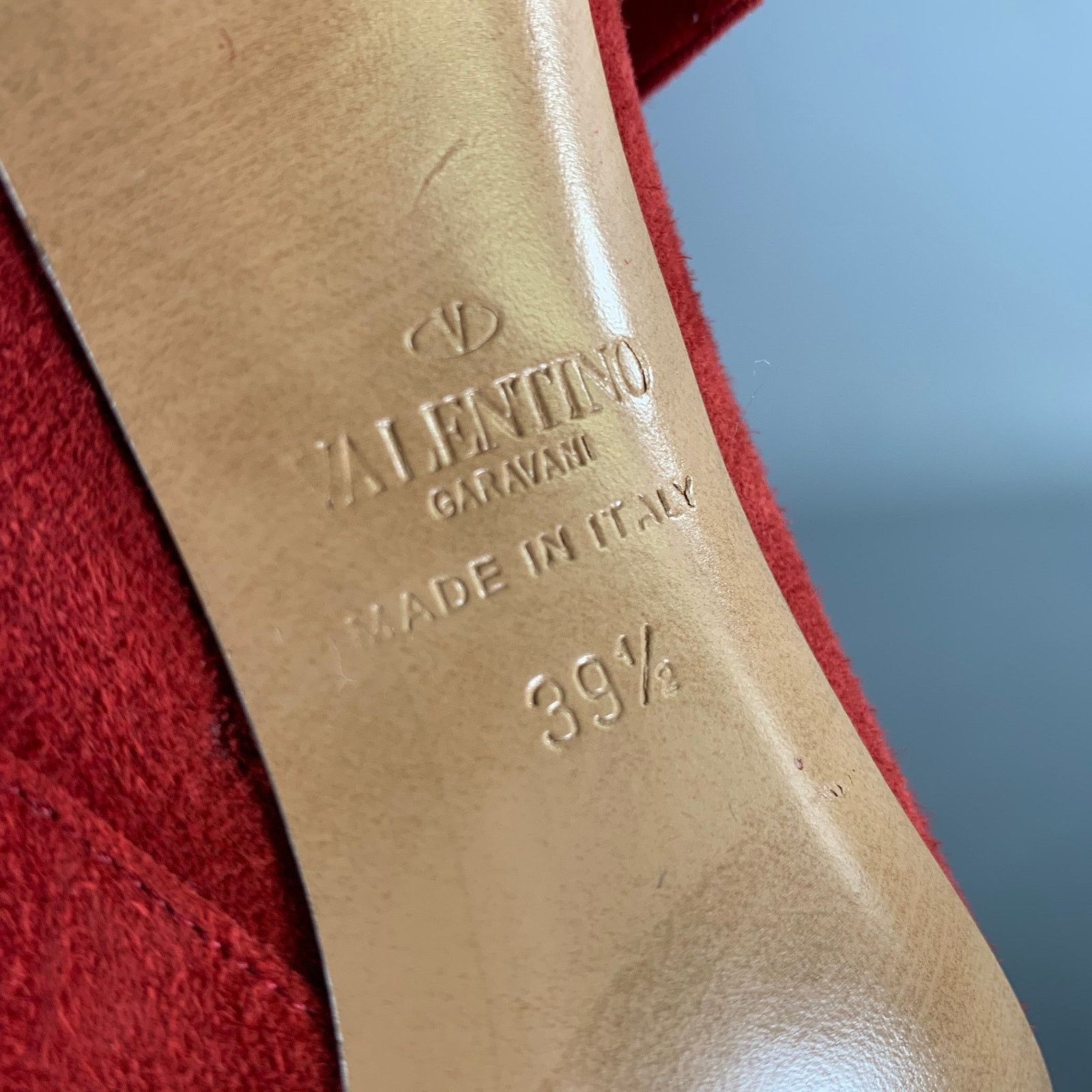 Valentino VALENTINO Size 9.5 Red Suede Suede Boots Size US 9.5 / IT 39.5 - 6 Thumbnail