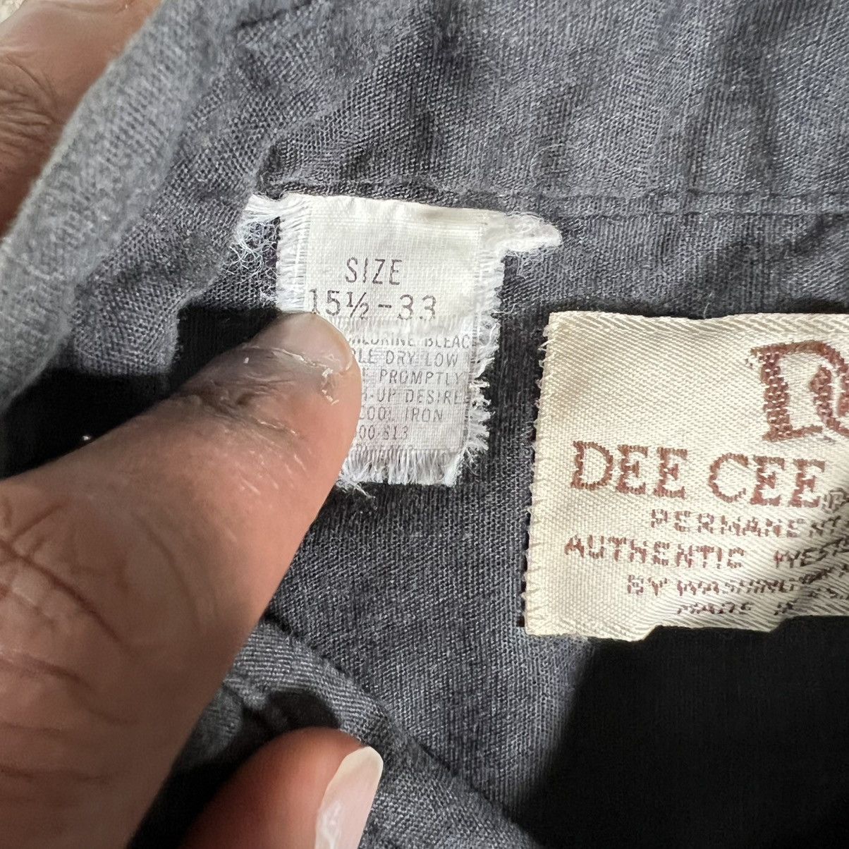 Other Dee Cee Brand Authentic Western Wear Pearl Snap Black Shirt Size US M / EU 48-50 / 2 - 5 Thumbnail