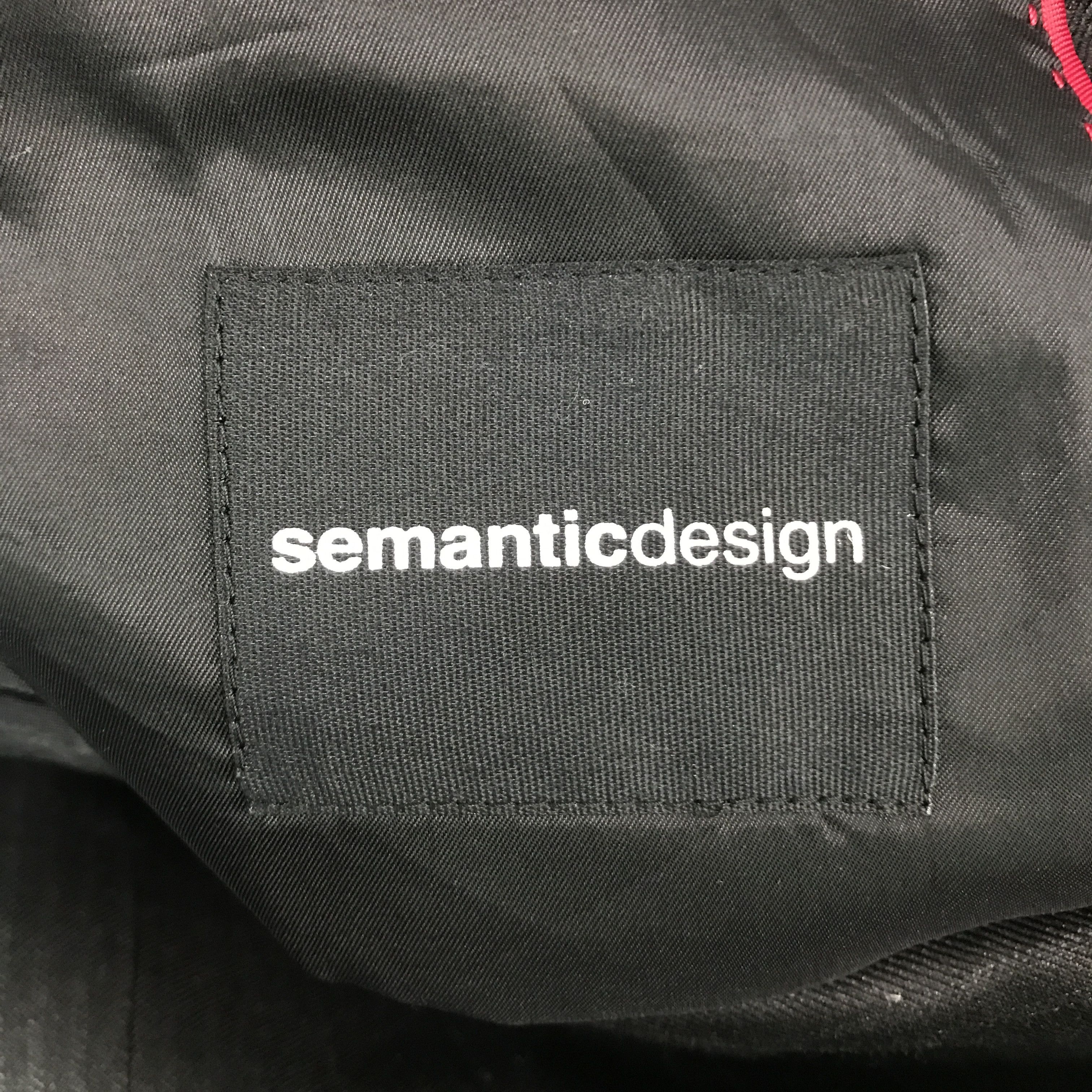 Japanese Brand × semanticdesign SEMANTIC DESIGN JAPAN BLAZER BLACK COAT JACKET Size US M / EU 48-50 / 2 - 11 Thumbnail