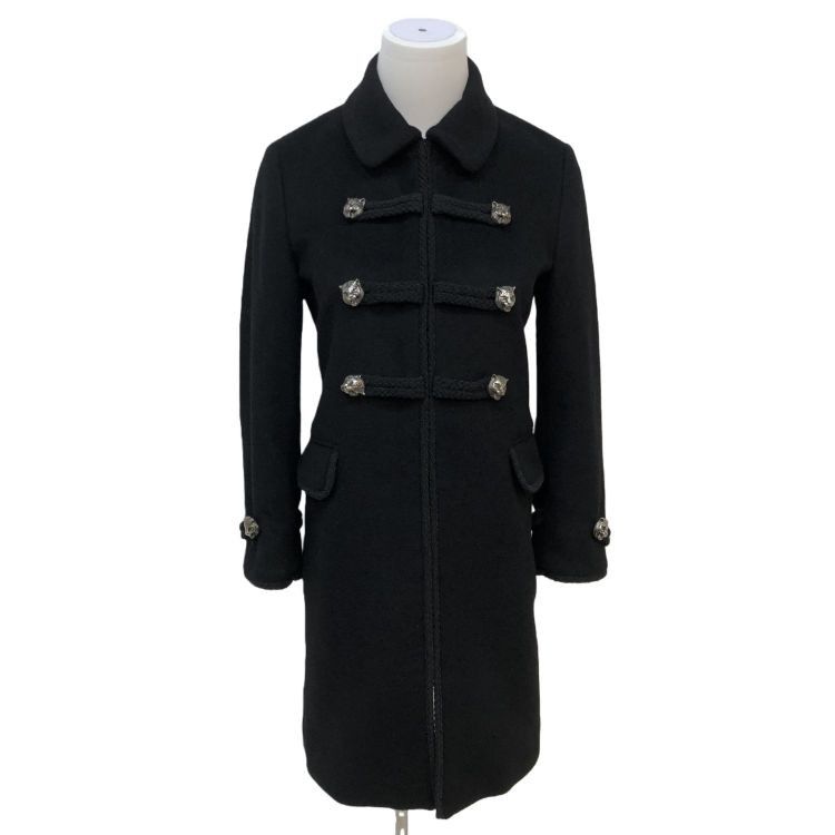 Gucci Gucci Feline Head Wool Coat Size 38 Size XS / US 0-2 / IT 36-38 - 1 Thumbnail