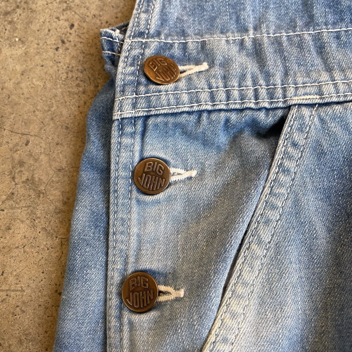 Big John 🔥Vintage Big John Overall Jumsuits Workers Wear Denim Jeans Size US 36 / EU 52 - 13 Thumbnail