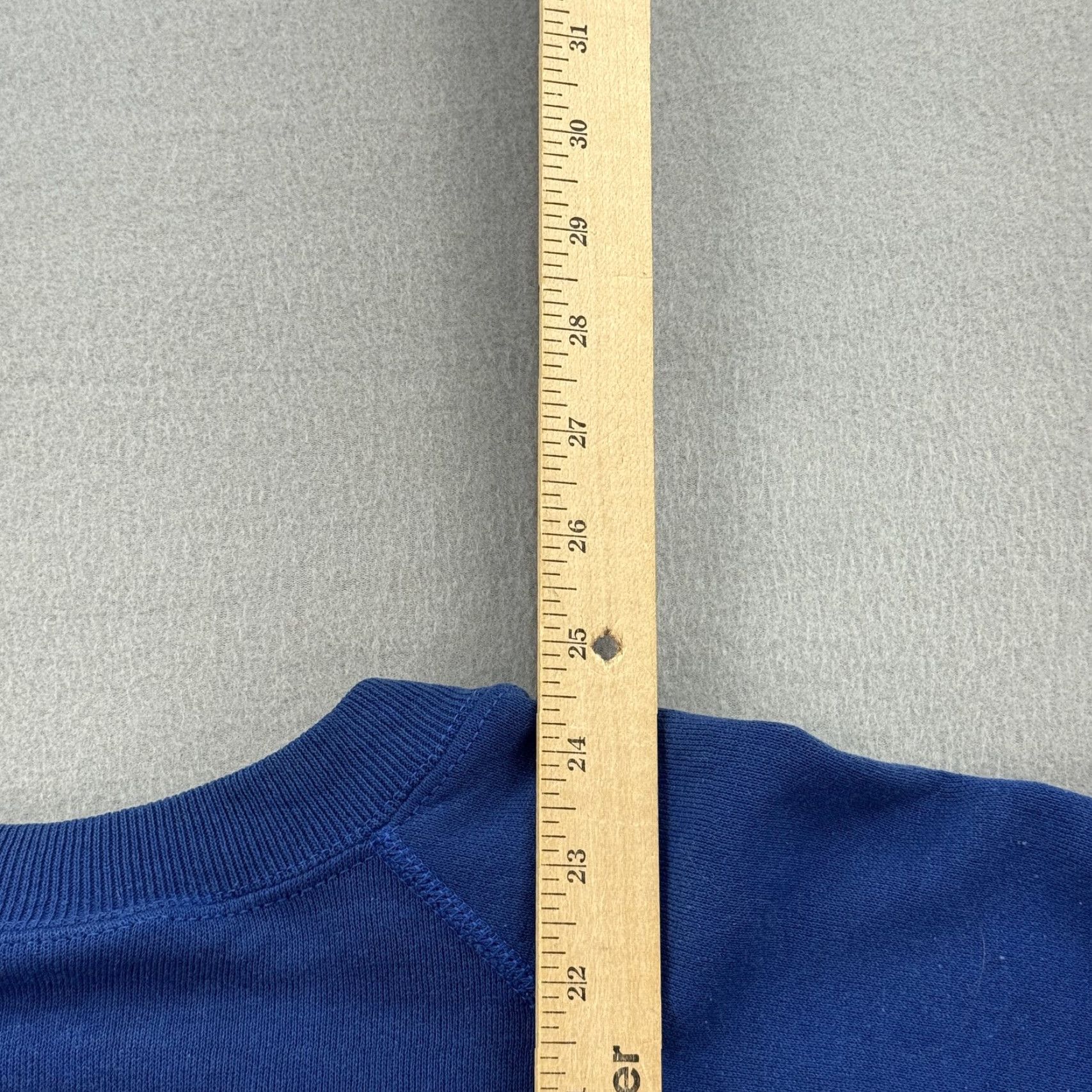 Etro VINTAGE Centel Sweatshirt Mens Large Bassett-Walker Crewneck 50/50 90s Retro Blue Cotton Polyester Knit Pullover All Seasons Size US L / EU 52-54 / 3 - 7 Thumbnail
