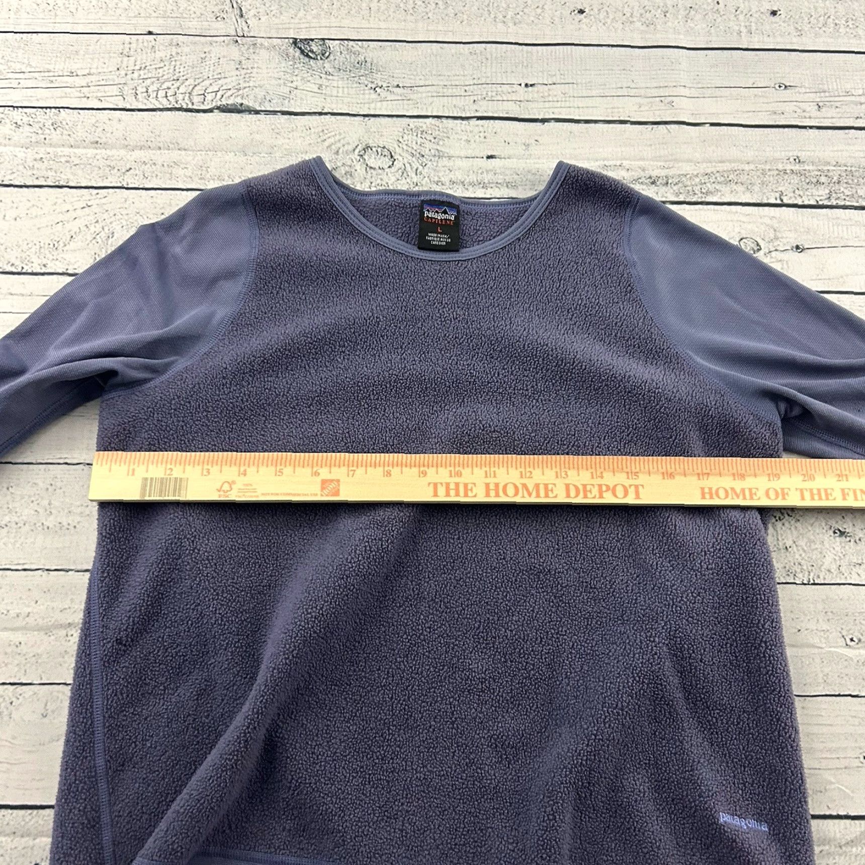 Patagonia VINTAGE Patagonia Capilene Pullover Fleece Top Women's Large Purple USA Made Size L / US 10 / IT 46 - 6 Thumbnail