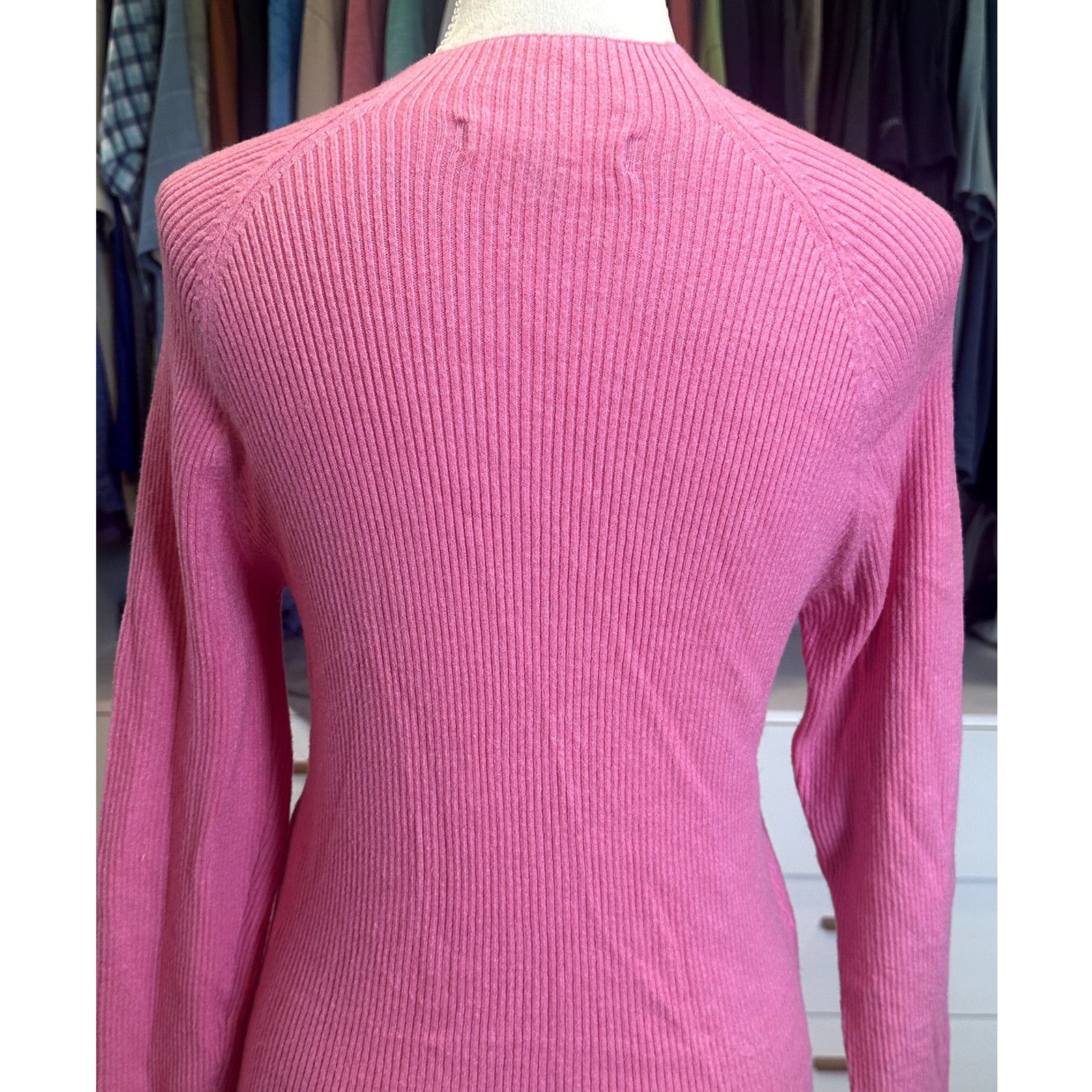 Other Vero Moda Women's Pink Mock Neck Ribbed Sweater XL NWOT Size XL / US 12-14 / IT 48-50 - 5 Thumbnail