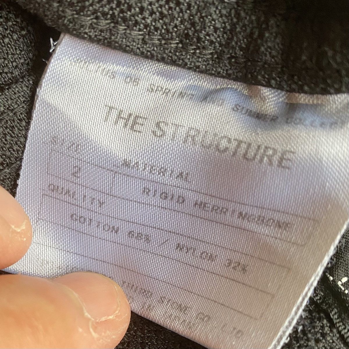 Julius SS06 The Structure Rigid Herringbone Jacket Size US M / EU 48-50 / 2 - 9 Thumbnail