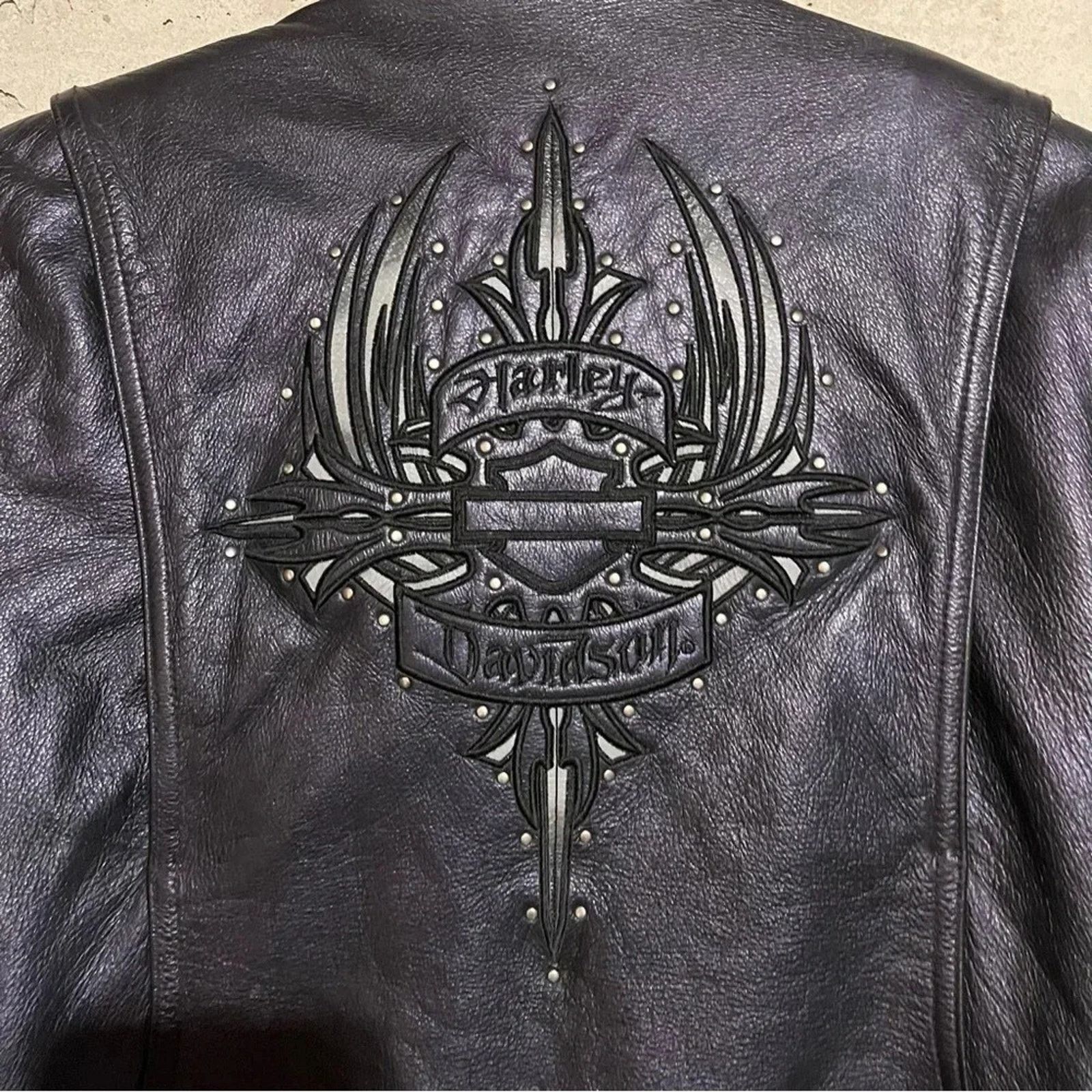 Harley Davidson Harley Davidson Sensation Leather Jacket Medium Motorcycle Size M / US 6-8 / IT 42-44 - 10 Thumbnail