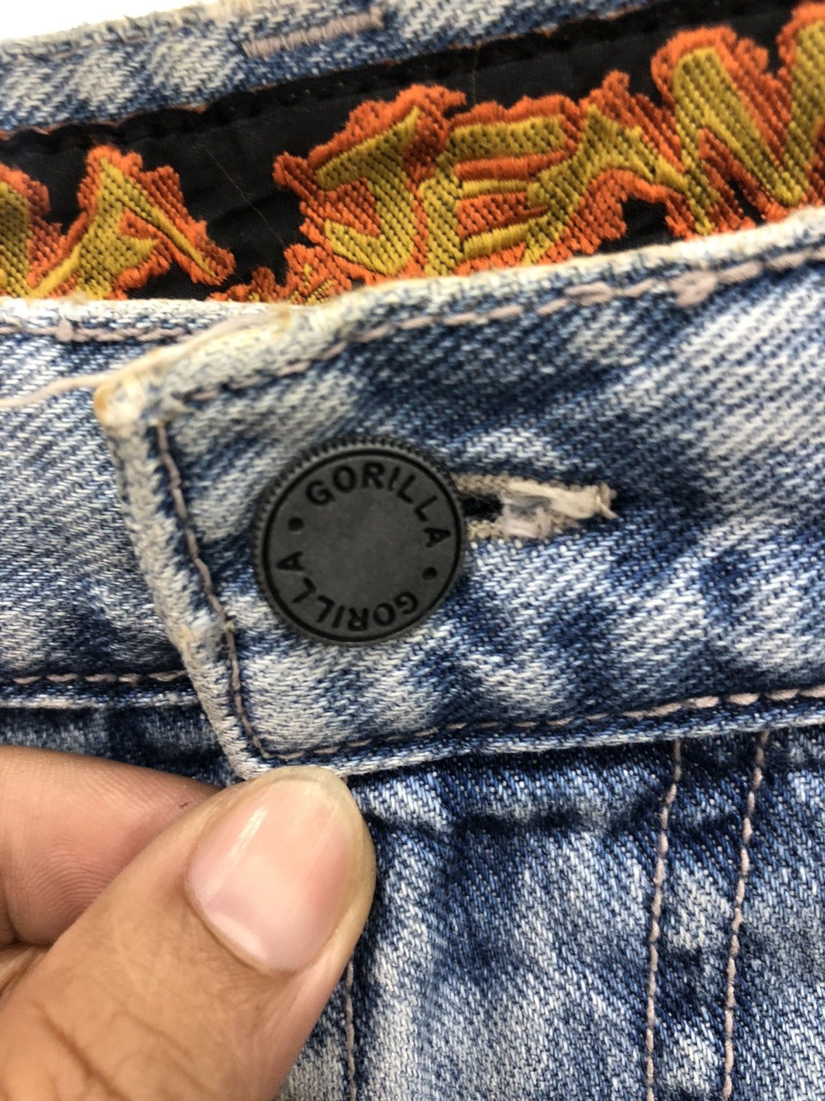 Vintage Y2K baggy Jorts Gorilla Jean Size US 35 - 7 Thumbnail