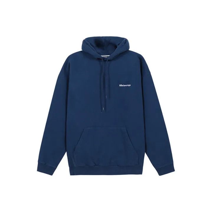 Balenciaga Balenciaga Oversized Hoodie in Sea Blue Size US S / EU 44-46 / 1 - 1 Thumbnail