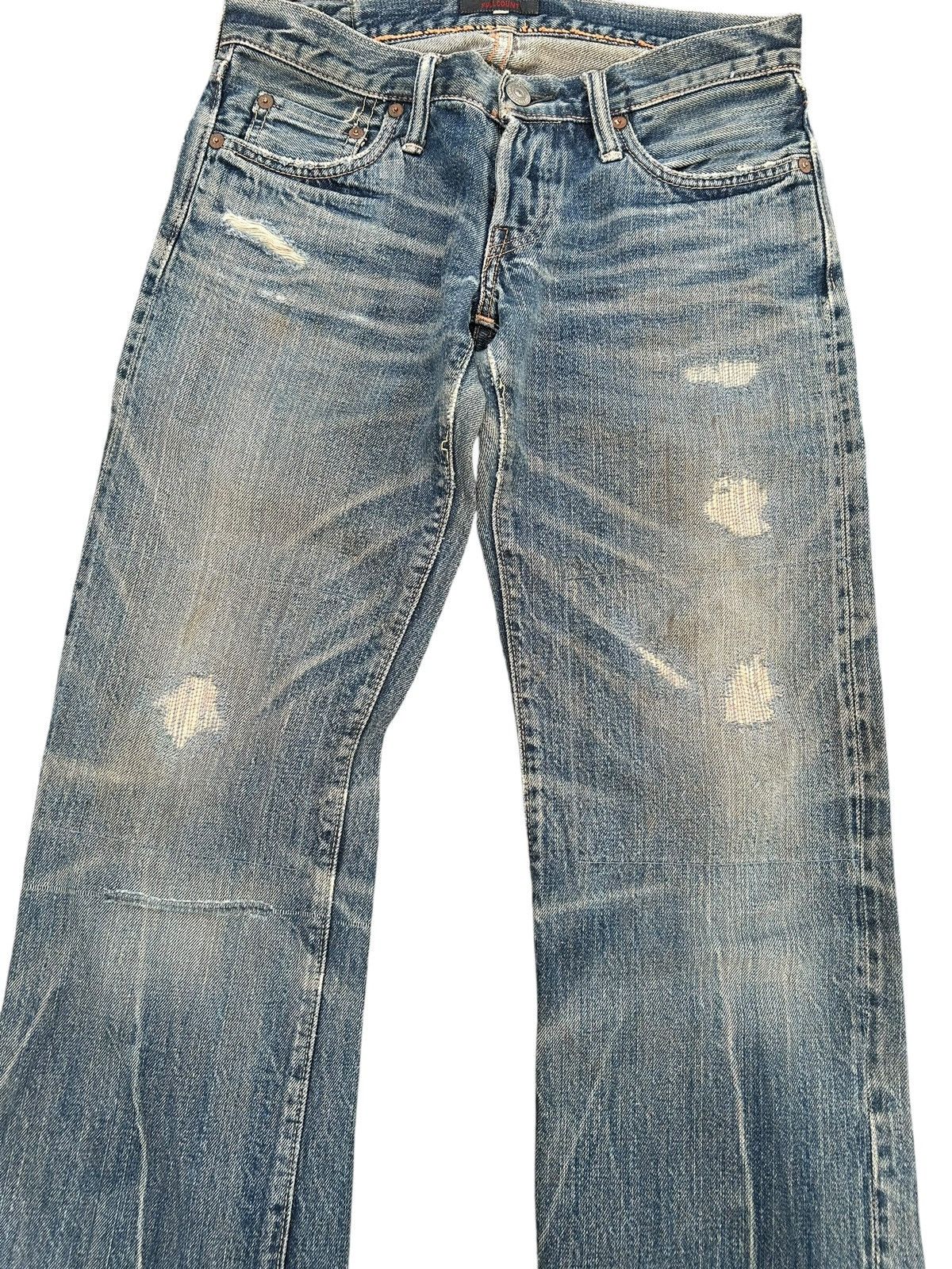 Kapital Vintage Full Count Selvedge Distressed Lowrise Denim Jeans Size US 28 / EU 44 - 4 Thumbnail