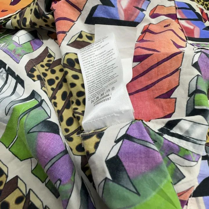 Lanvin Lanvin FW21 Multicolor Logo Print Long Sleeve Shirt -2507 Size US M / EU 48-50 / 2 - 7 Thumbnail