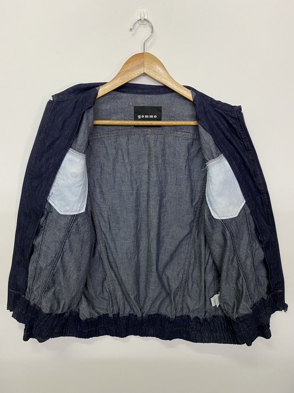 gomme Japanese Brand Gomme Bomber Zipper Jacket Made In Japan Size US M / EU 48-50 / 2 - 6 Thumbnail