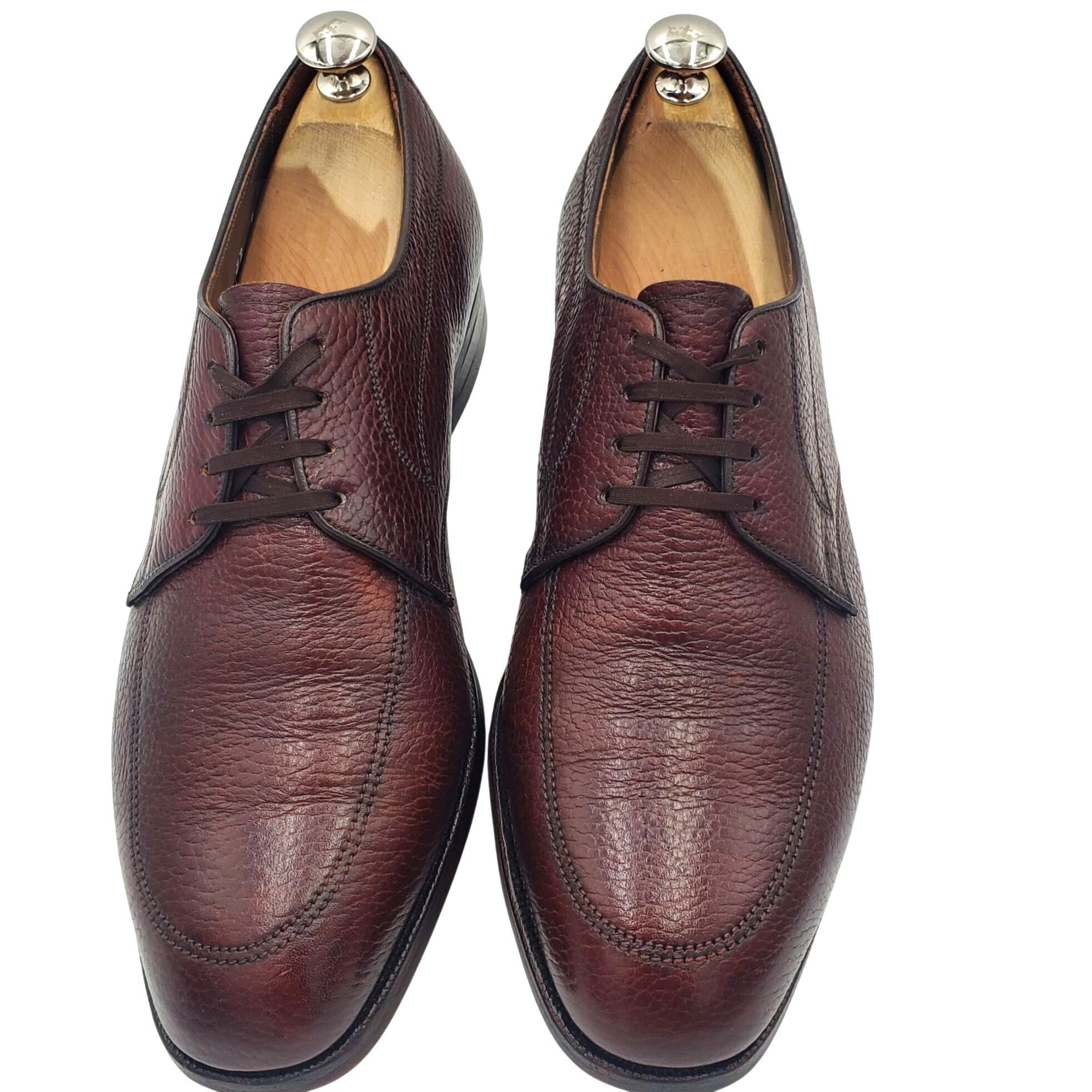 Florsheim Vintage The Florsheim Men's size 9.5 Brown Leather Lace Up O Size US 9.5 / EU 42-43 - 2 Thumbnail