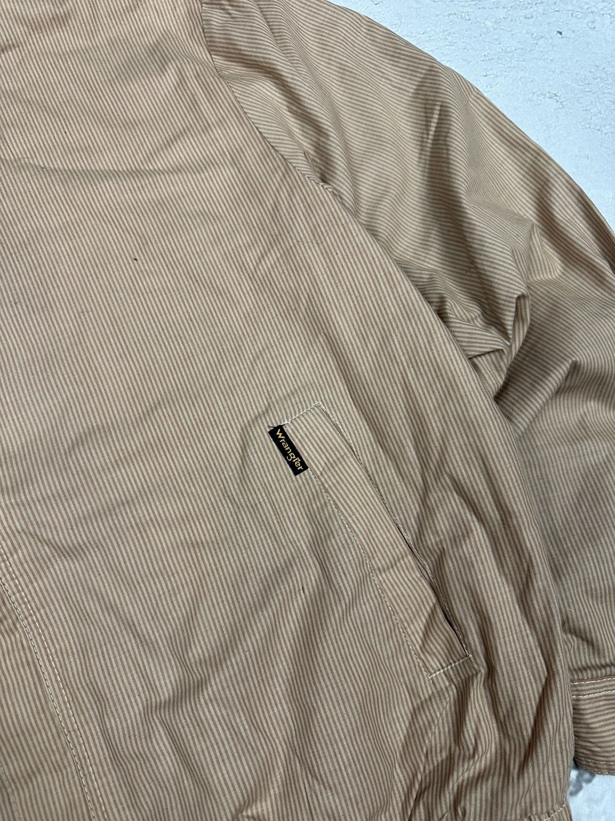 Wrangler Vintage Wrangler Striped Bomber Jacket Made in Hong Kong Size US XL / EU 56 / 4 - 4 Thumbnail