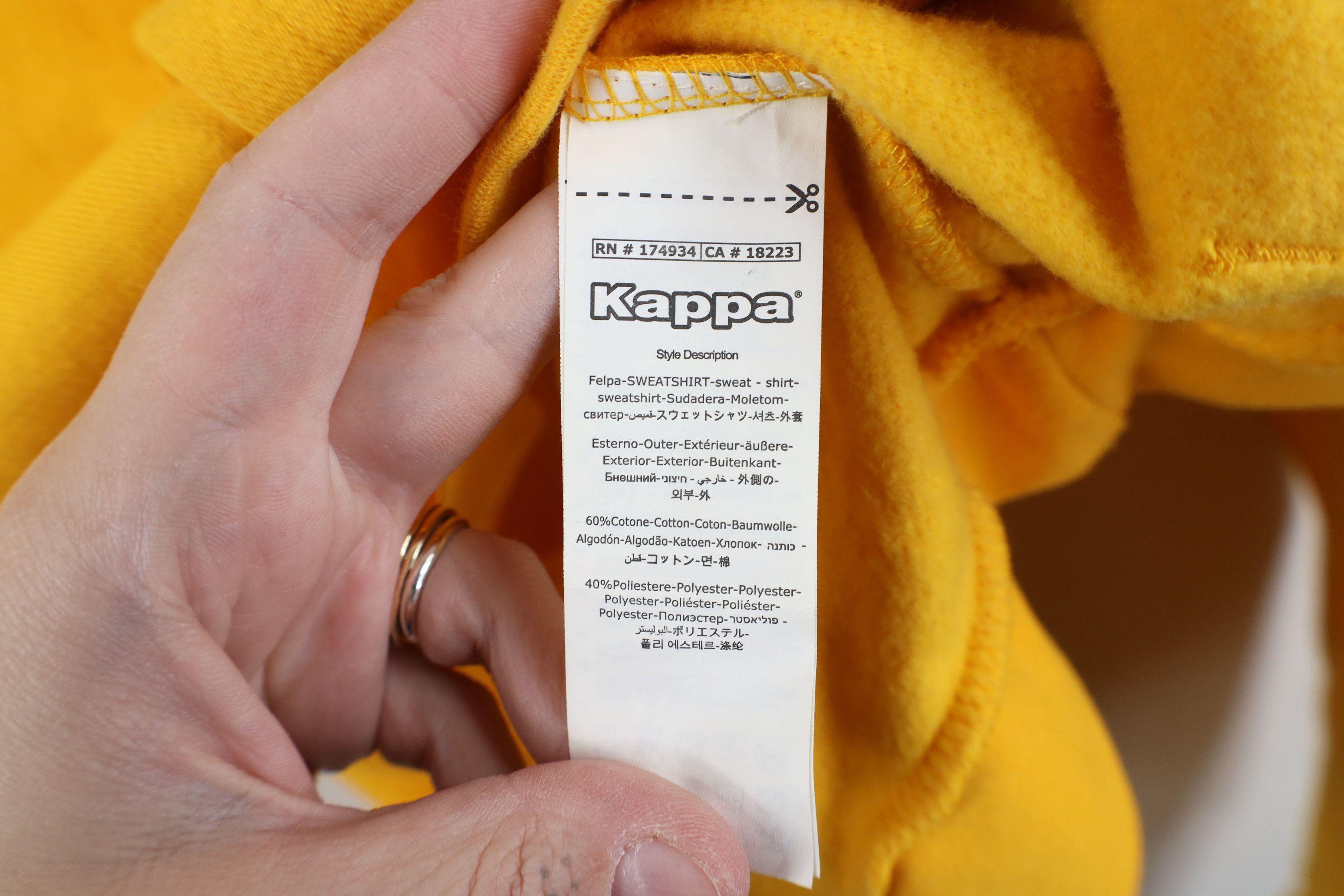 Kappa Vintage 90s Kappa Spell Out Taped Logo Soccer Hoodie Size US M / EU 48-50 / 2 - 13 Thumbnail