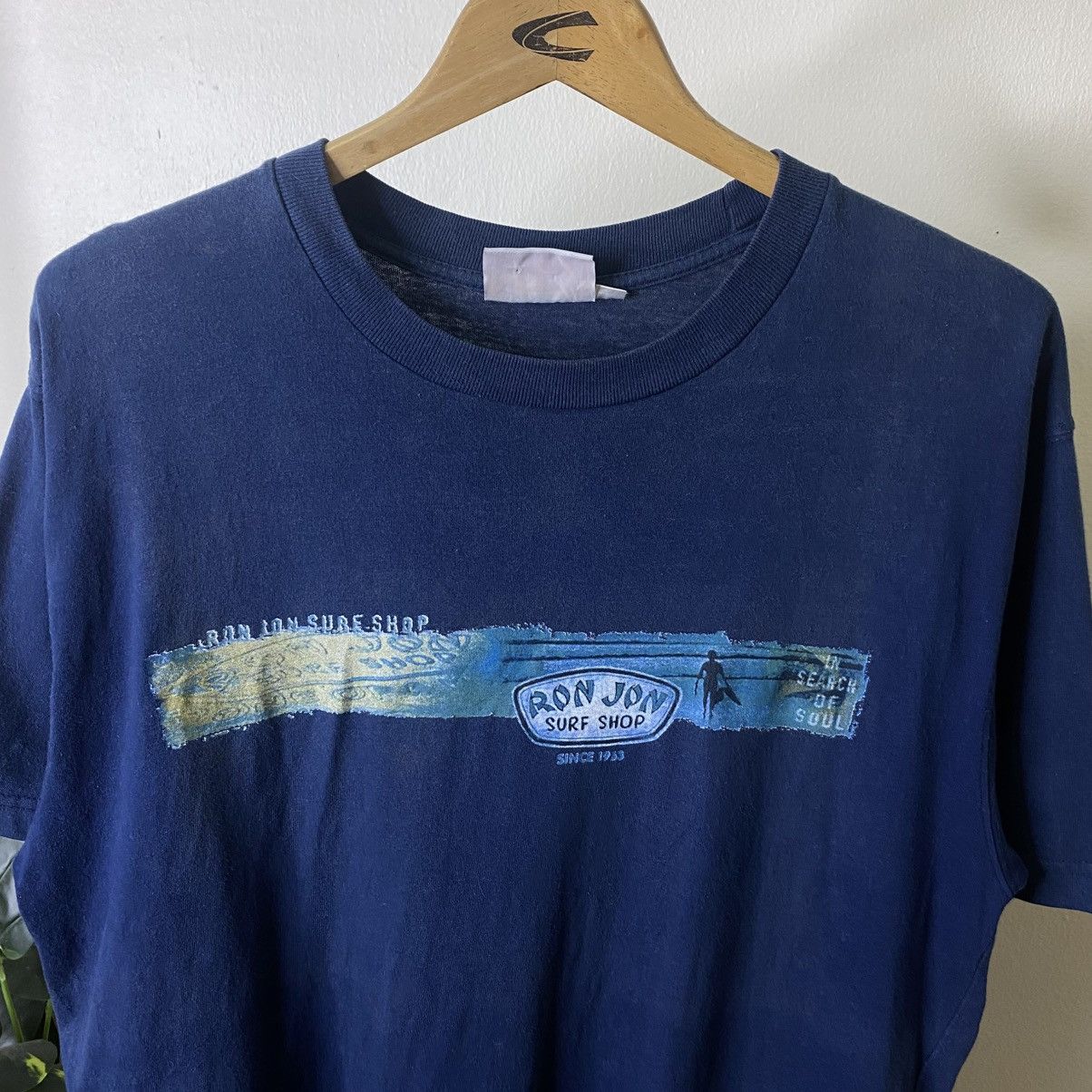 Ron Jon Surf Shop Vintage 1990s Ron Jon Surf Shop T Shirt Surfing Style Size US L / EU 52-54 / 3 - 8 Thumbnail