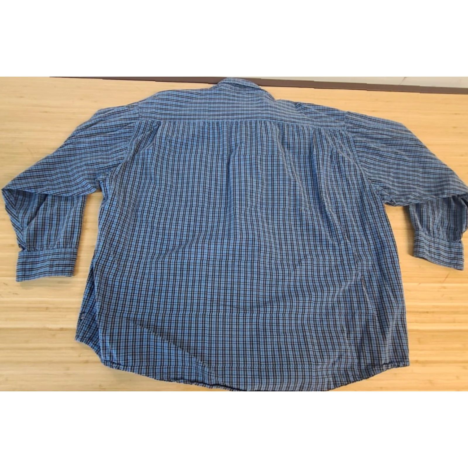 Wrangler Wrangler Mens Plaid Long Sleeve Button Up Shirt 3XL Size US XXL / EU 58 / 5 - 4 Thumbnail