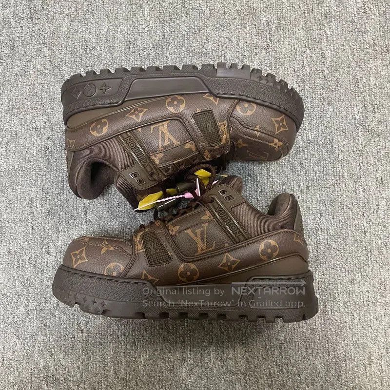 Louis Vuitton Louis Vuitton Trainer Maxi Low Top Sneakers. Size US 10 / EU 43 - 6 Thumbnail