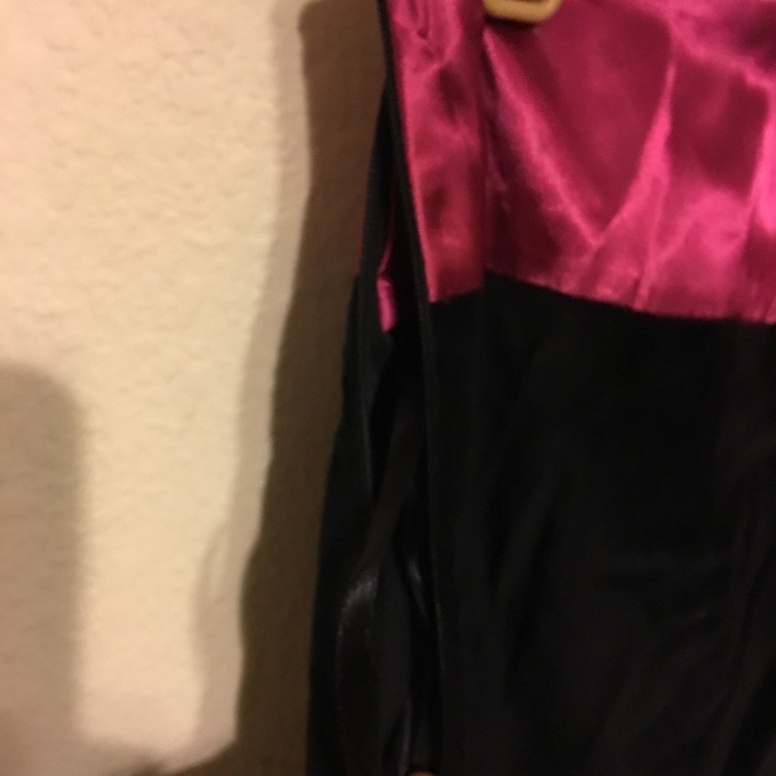 Other Metro Style black velvet/pink satin pants Size 34" / US 12 / IT 48 - 5 Thumbnail
