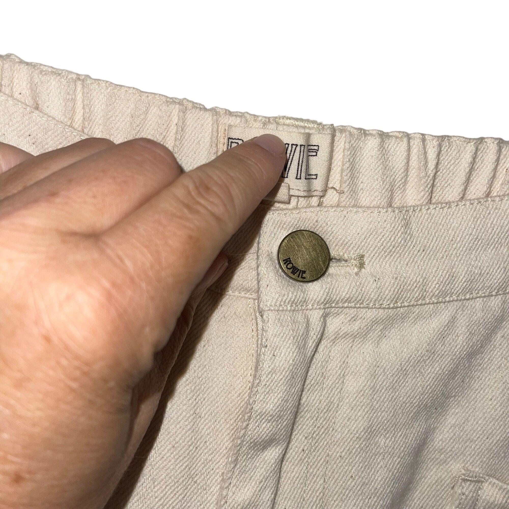 Other Rowie The Label Womens Jeans Size Large White Size 29" - 5 Thumbnail