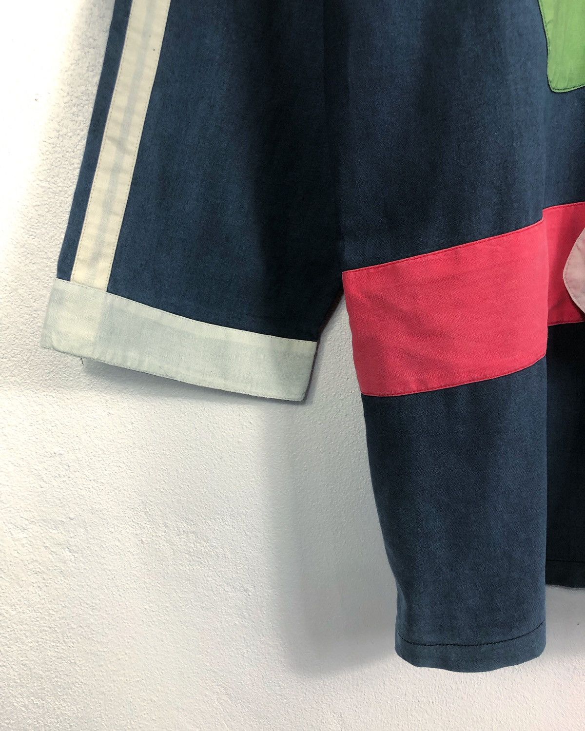 Japanese Brand × Vintage Rare Vintage Faded Shin Masked Rider Button Ups Shirt Size US L / EU 52-54 / 3 - 5 Thumbnail