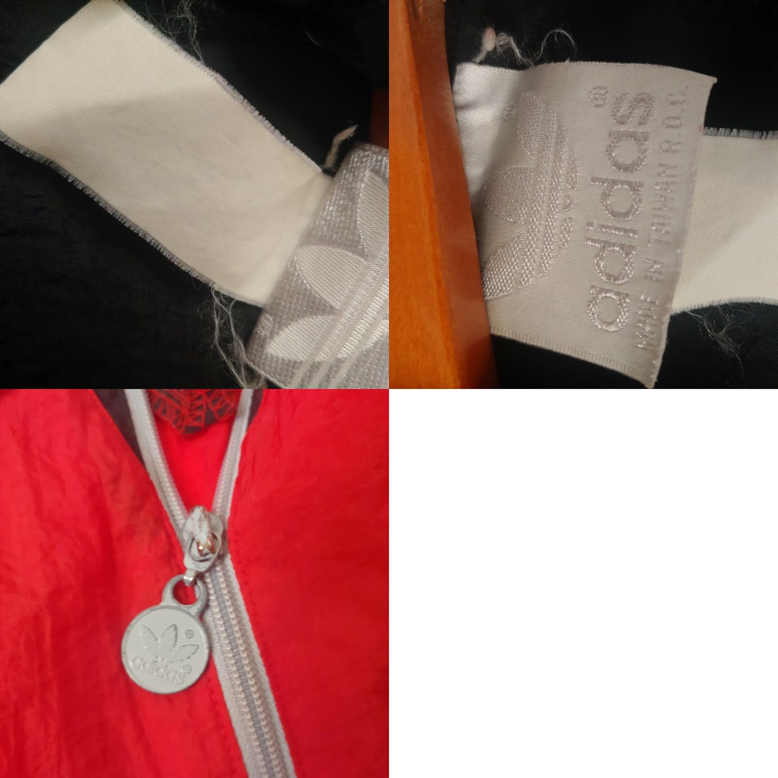 Adidas Adidas Windbreaker Jacket Reflective Black & Red Tracksuit 1990s Men XL Nike-style? Size 46R - 8 Thumbnail