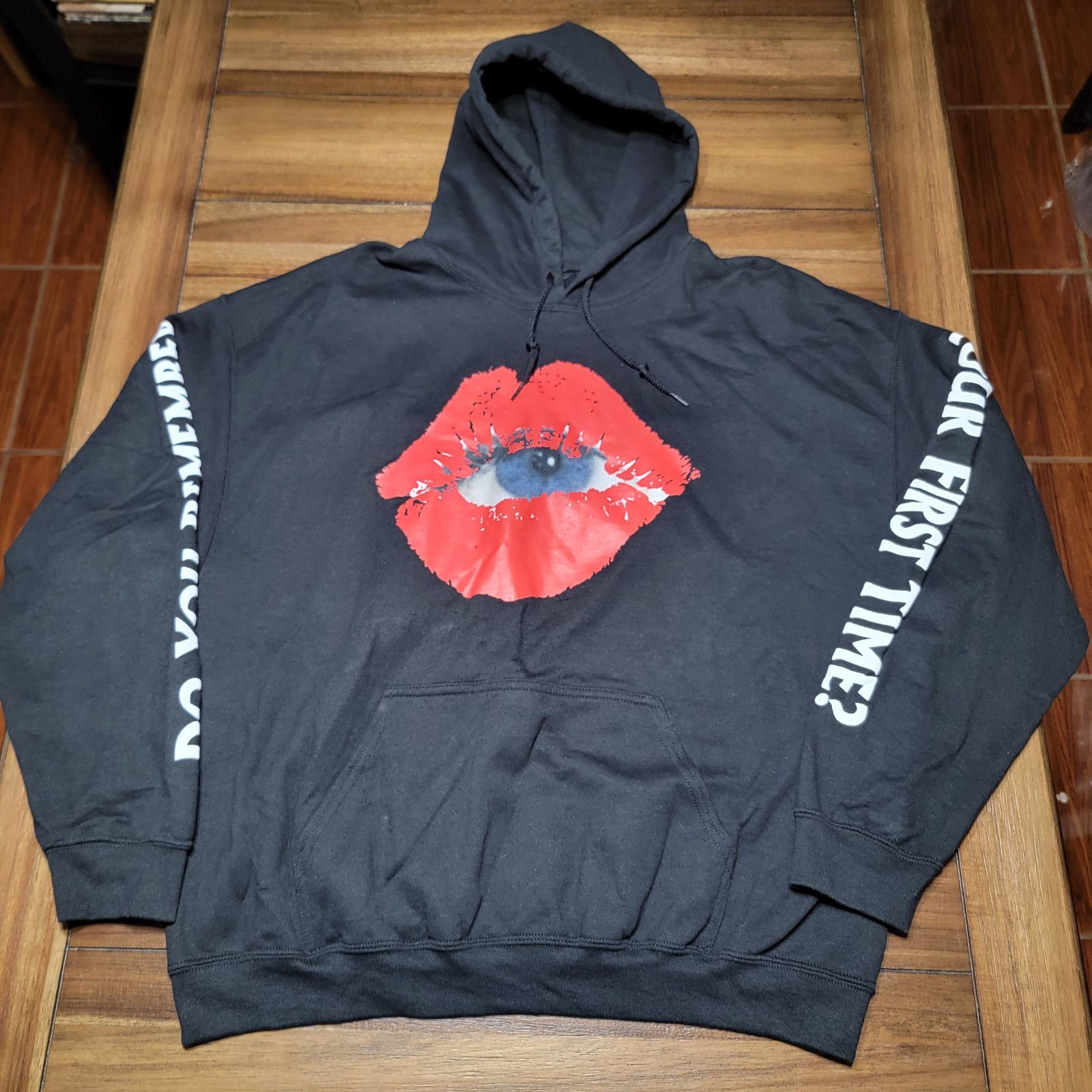 Other The Kid Laroi Tour 2022 Black Unisex Hoodie "EOTW" - Size XL Size US XL / EU 56 / 4 - 1 Thumbnail