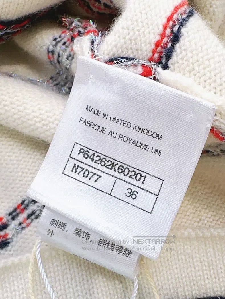 Chanel Chanel 20S roof series beige patched red and blue striped Size XS / US 0-2 / IT 36-38 - 5 Thumbnail