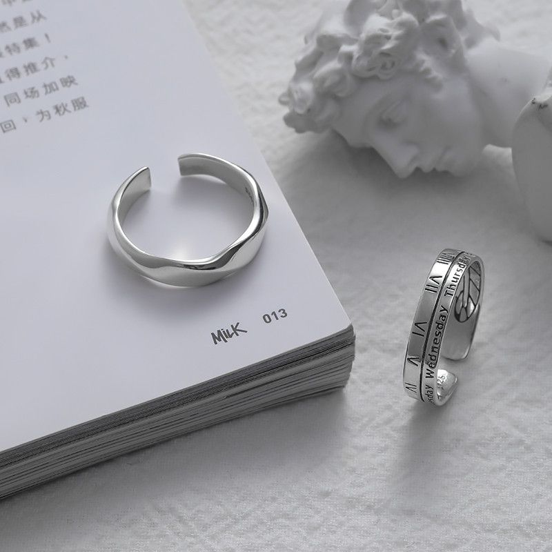 Jewelry Future Jewelry Rings Open Size Chrome Ring (Size 7-13) Size ONE SIZE - 3 Thumbnail
