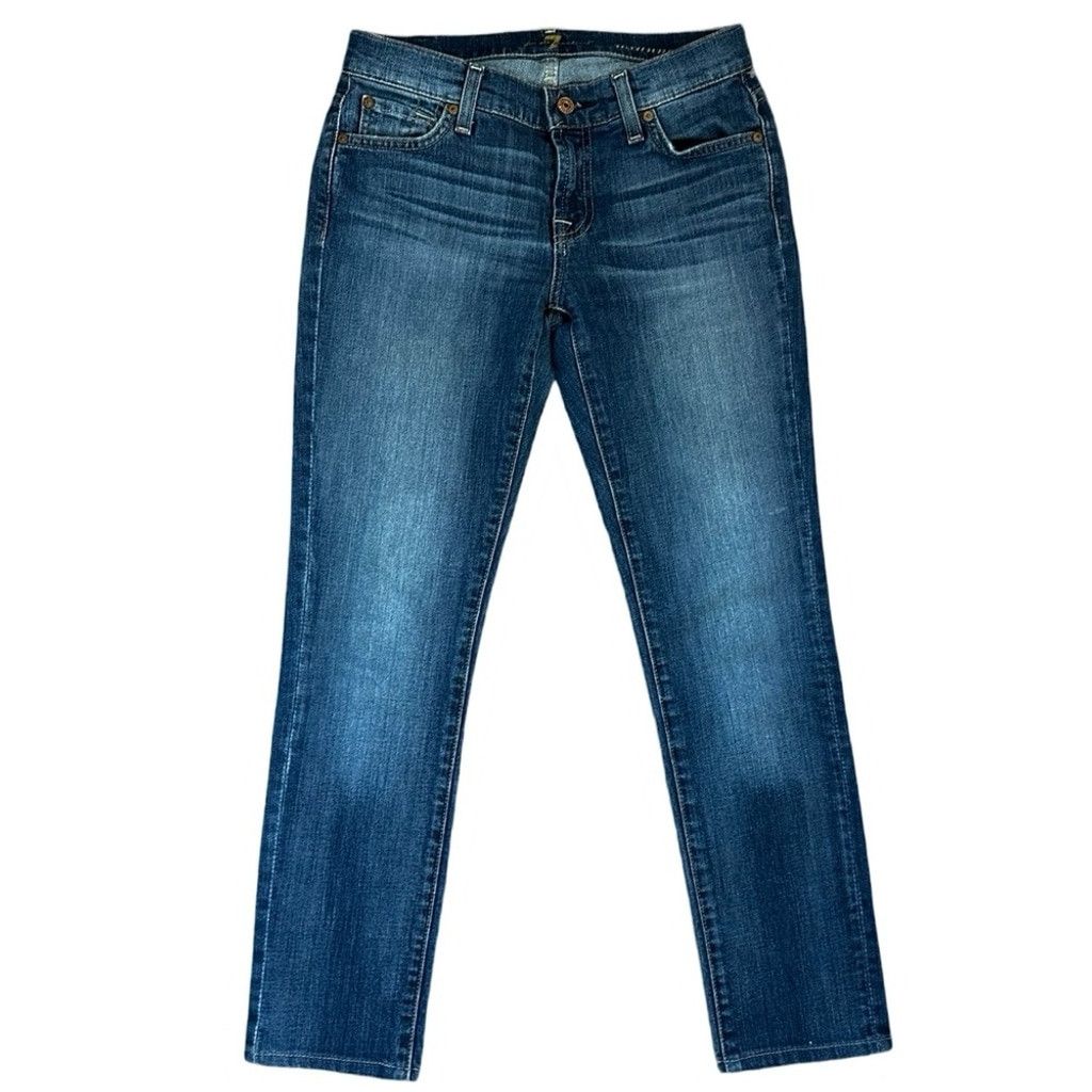 7 For All Mankind NWOT 7 For All Mankind ROXANNE Jeans BLUE Women’s Size 25. Size 25" / US 0 / IT 36 - 16 Thumbnail