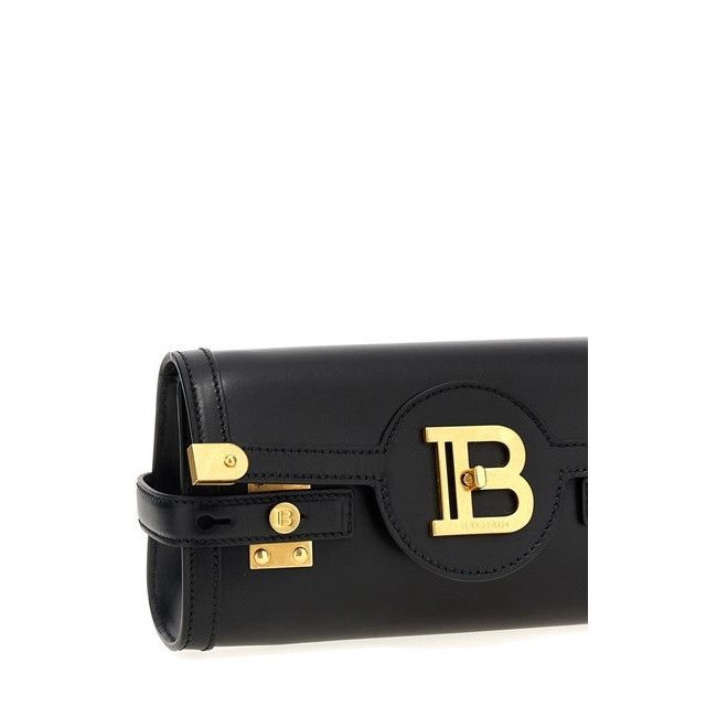 Balmain BALMAIN B-Buzz 23 Black Leather Shoulder Bag New & Authentic Size ONE SIZE - 3 Thumbnail