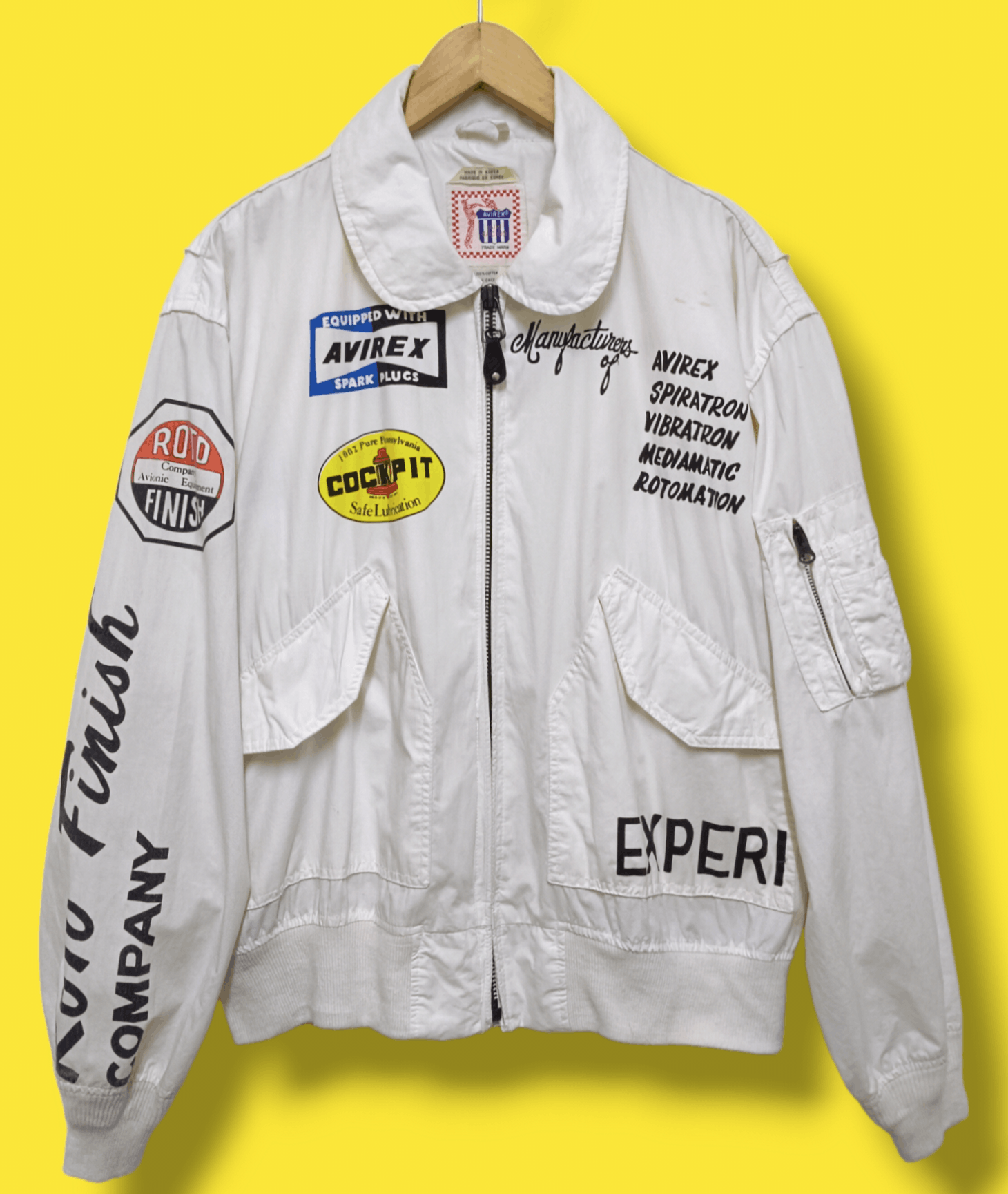 Avirex Vintage 90s Avirex Bomber Jacket Size US M / EU 48-50 / 2 - 1 Thumbnail