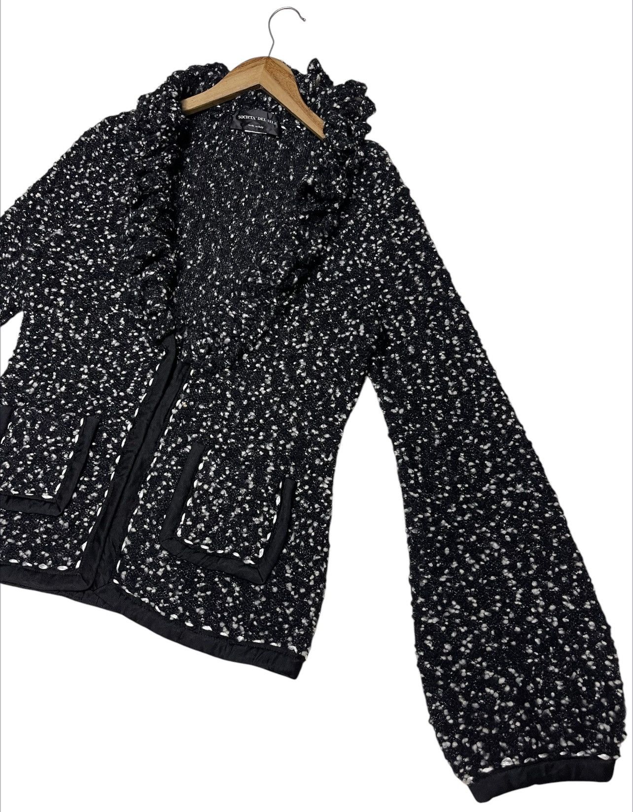 Japanese Brand Cardigan Sweater Societa ' Del Sile italy Size M / US 6-8 / IT 42-44 - 4 Thumbnail