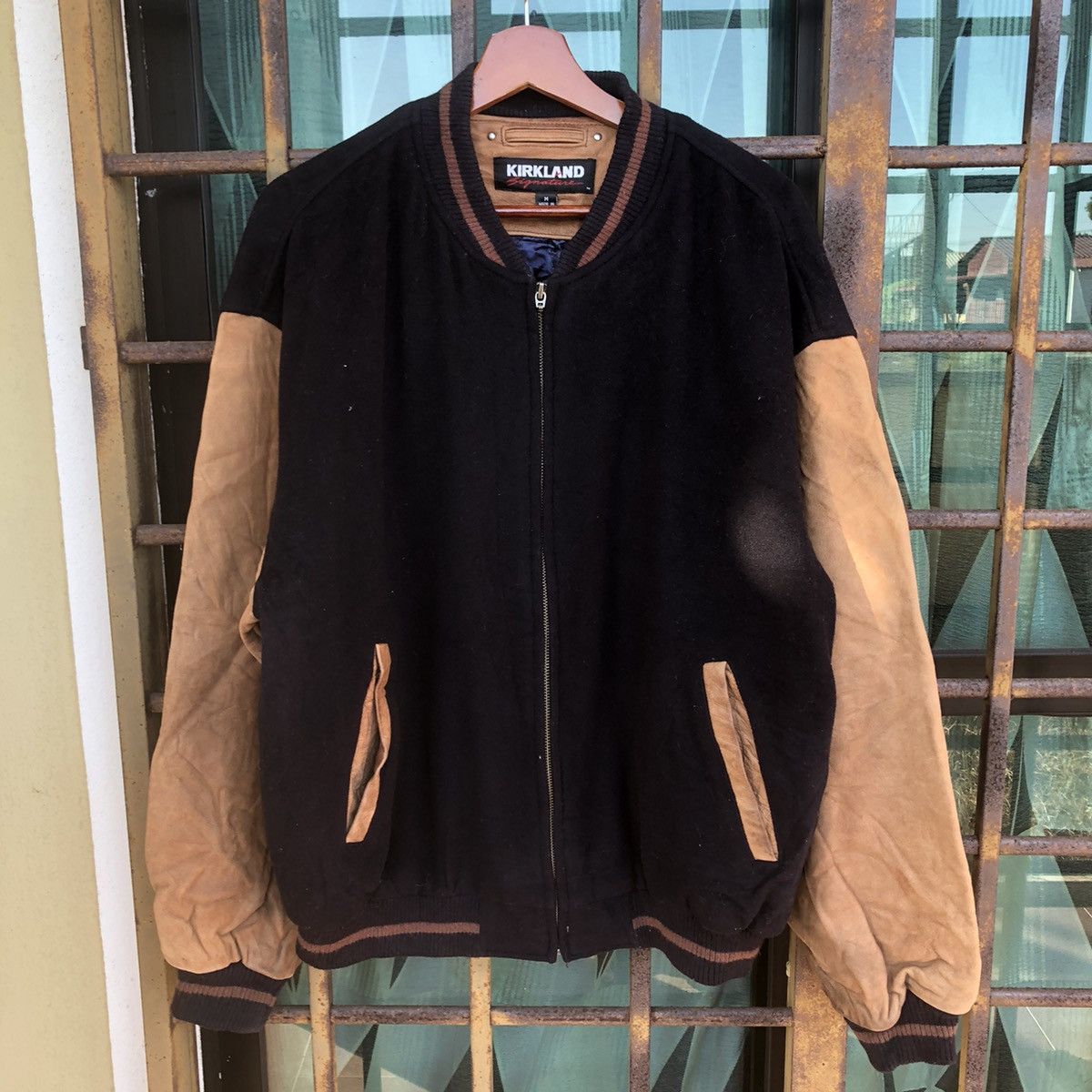 Kirkland Signature Kirkland Varsity Leather Sleeve Size US M / EU 48-50 / 2 - 1 Thumbnail