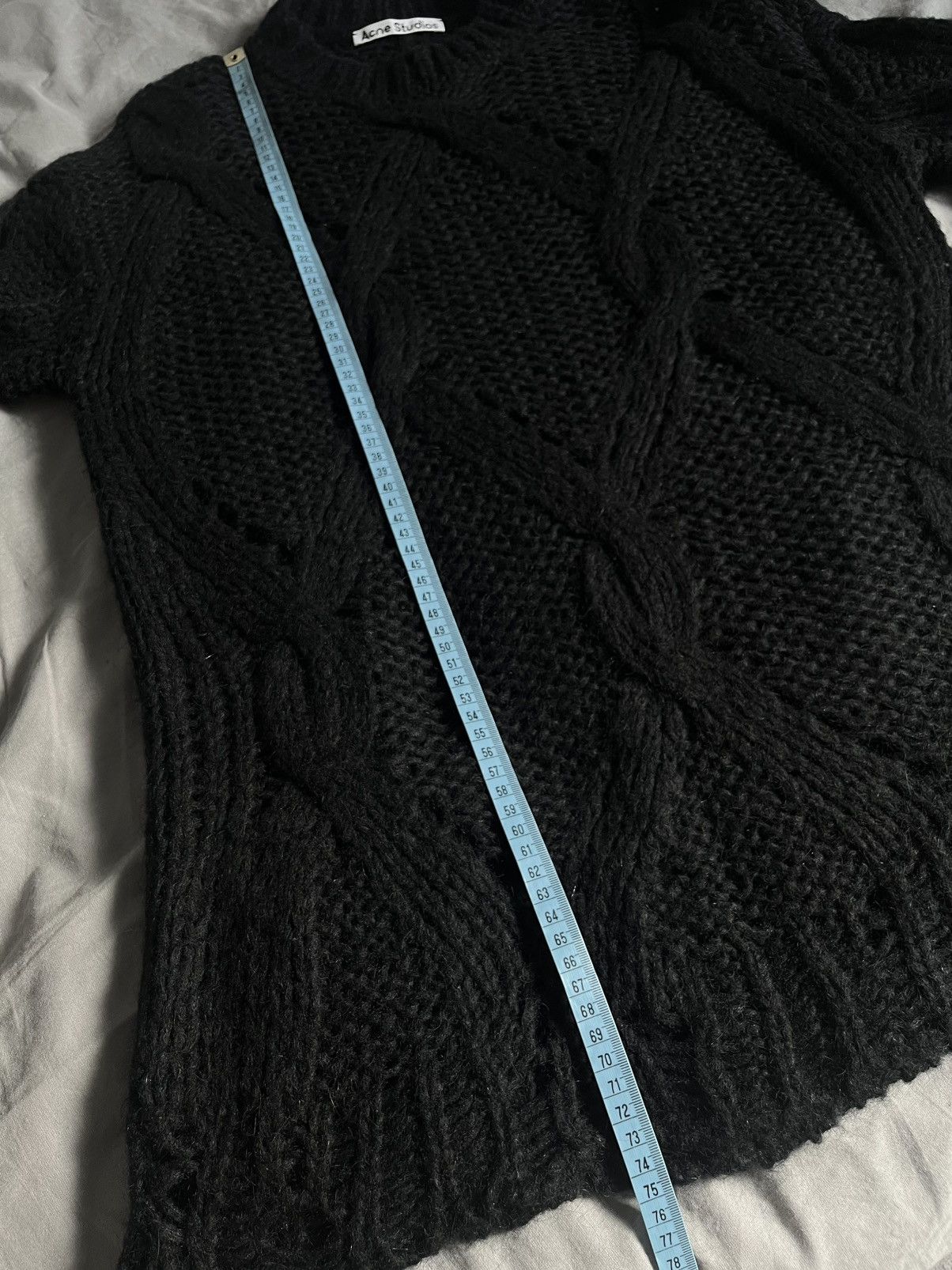 Acne Studios Acne Studios Spiderweb Mohair Wool Cable Knit Sweater Unisex Size US M / EU 48-50 / 2 - 16 Thumbnail
