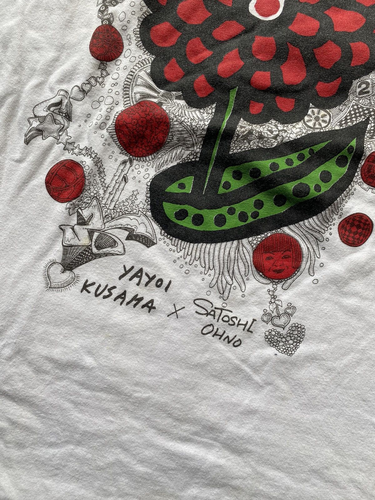 Japanese Brand × Vintage Vintage Yayoi kusama x Satoshi Ohno T shirts Size US M / EU 48-50 / 2 - 3 Thumbnail