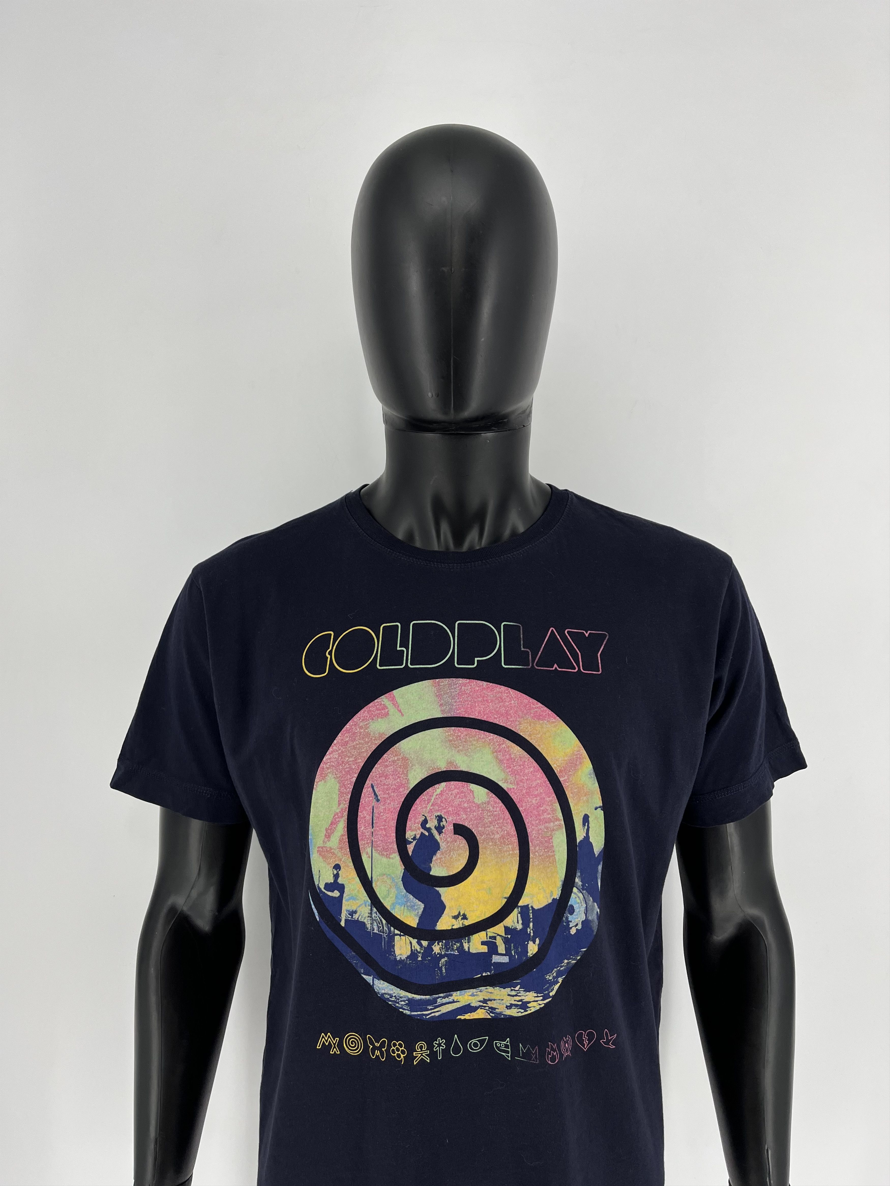 Band Tees Vintage Y2K Coldplay T Shirt Mylo Xyloto 2012 Size US L / EU 52-54 / 3 - 2 Thumbnail