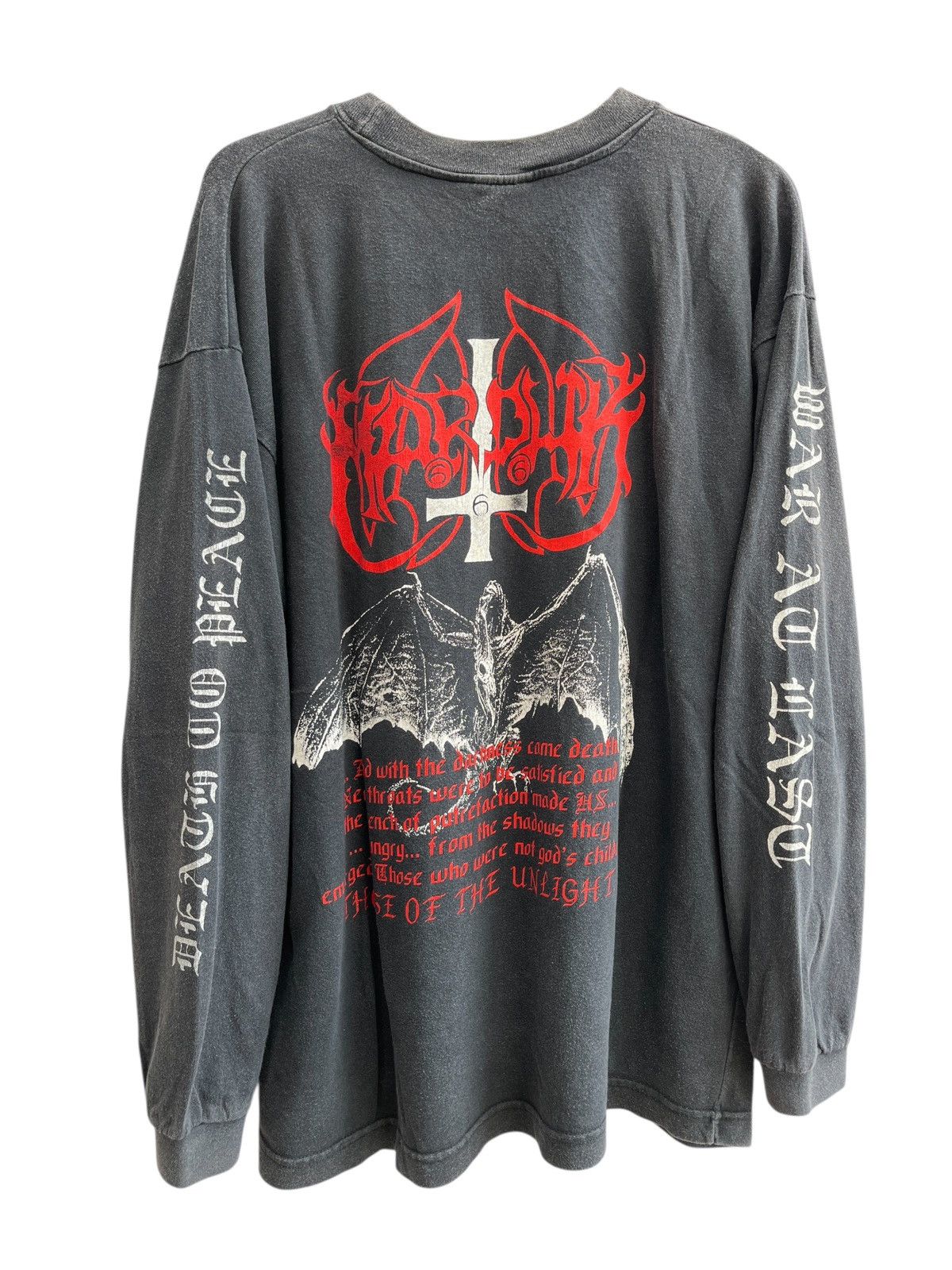 Band Tees Vintage Marduk 90s Long sleeve Size US XL / EU 56 / 4 - 6 Thumbnail