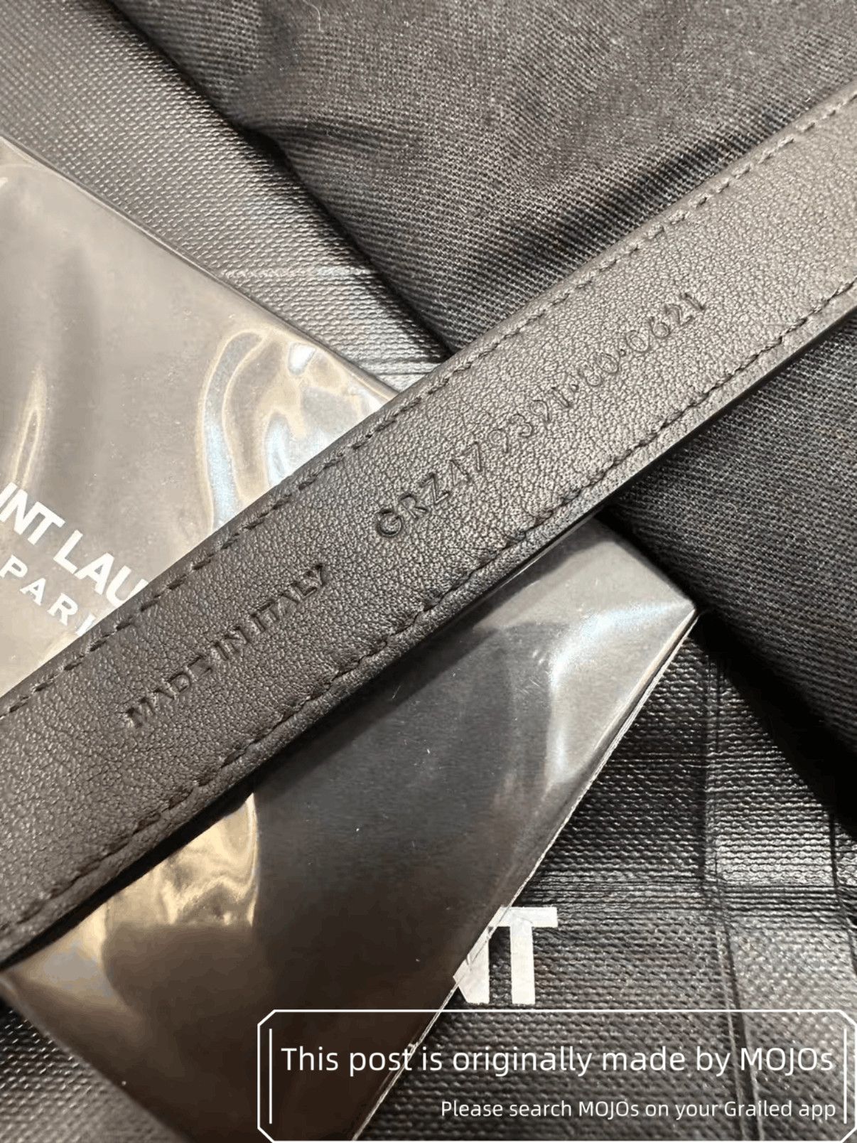 Saint Laurent Paris Sz 80 Saint Laurent Paris Thin Belt mojos731 Size ONE SIZE - 2 Thumbnail