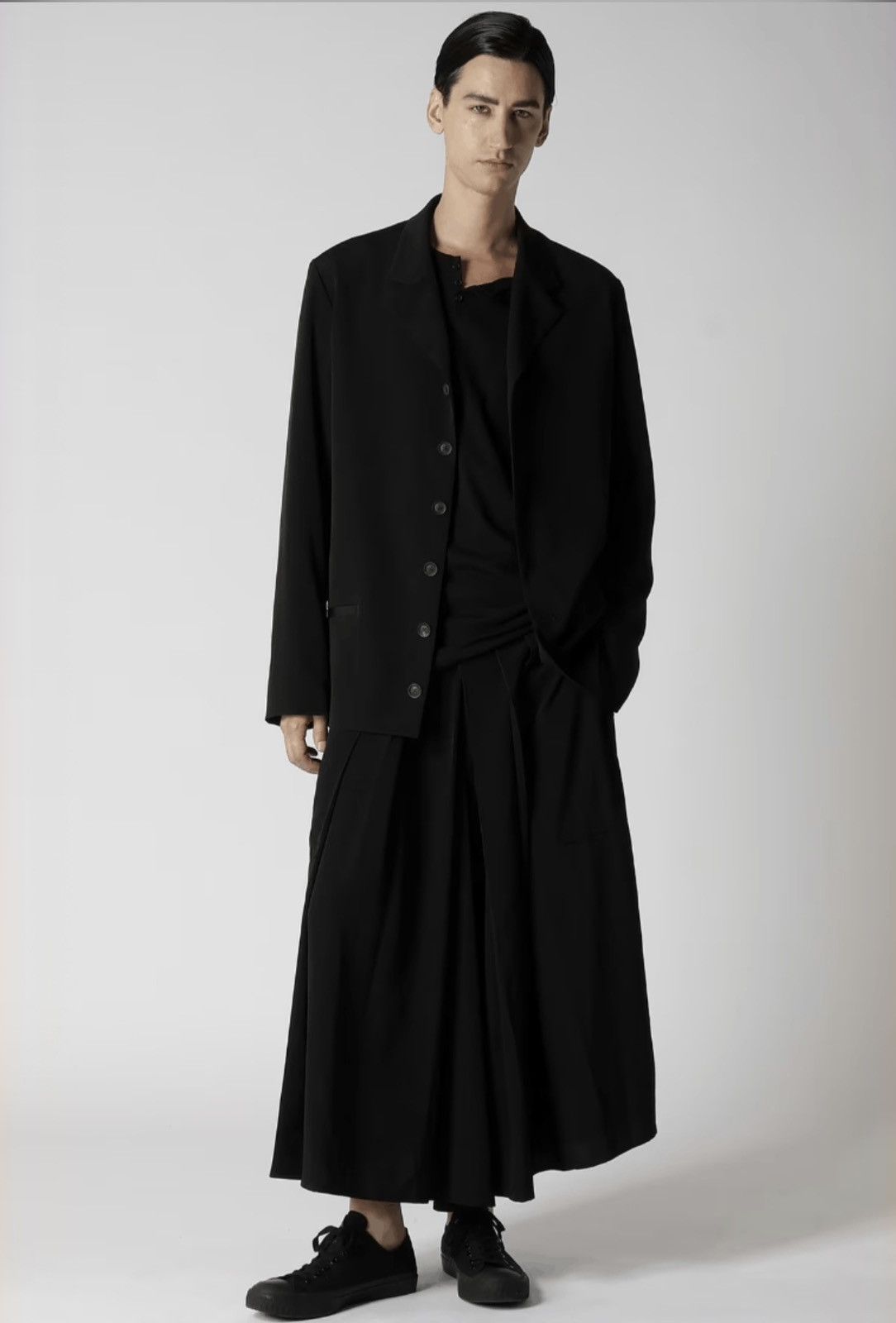 Yohji Yamamoto Yohji Yamamoto Pour Homme AW16 wool Hakama Pants Size US 32 / EU 48 - 8 Thumbnail