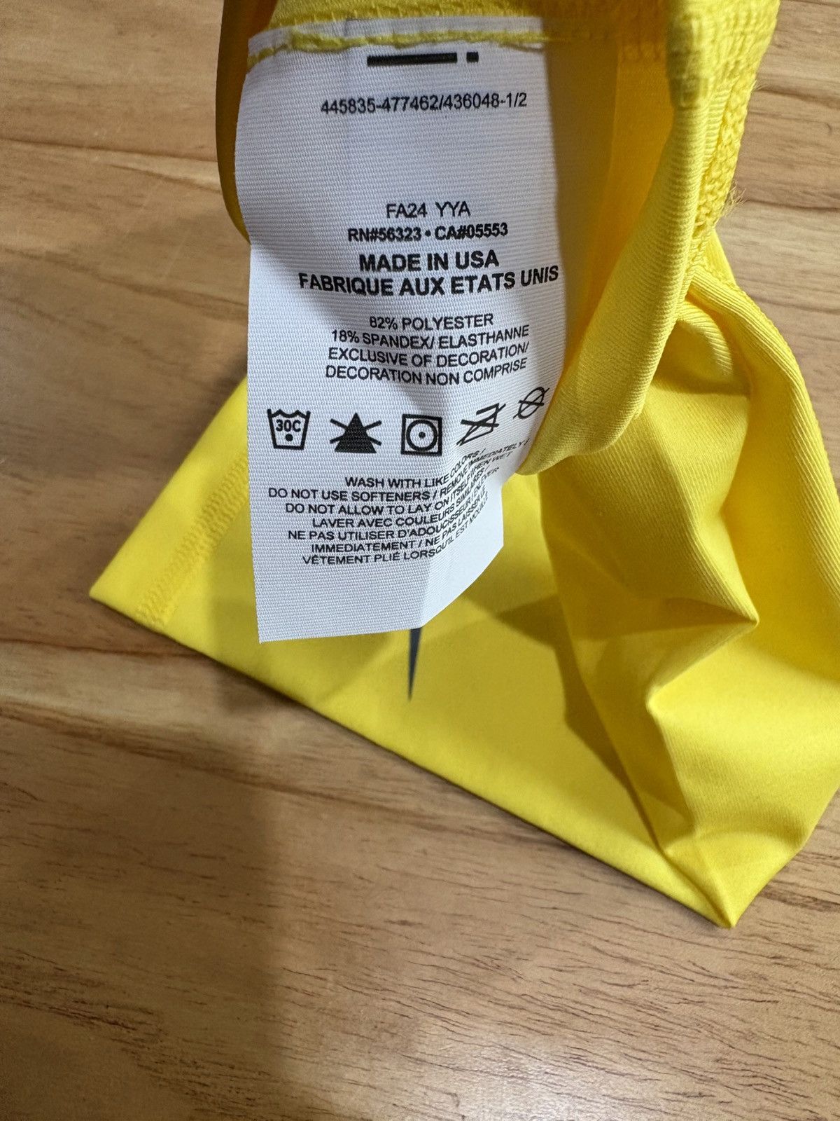 Nike Nike Pro Elite racing sleeve YELLOW 382435-729 MADE IN USA Size ONE SIZE - 3 Thumbnail
