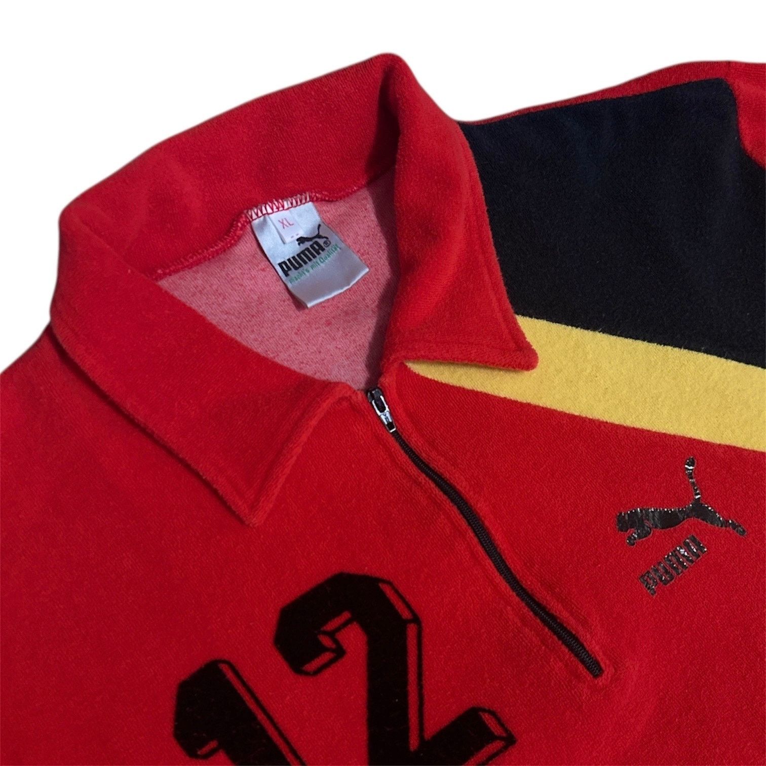 Puma Vintage Puma USA Quarter Zip Soccer Sweater Size US XL / EU 56 / 4 - 3 Thumbnail