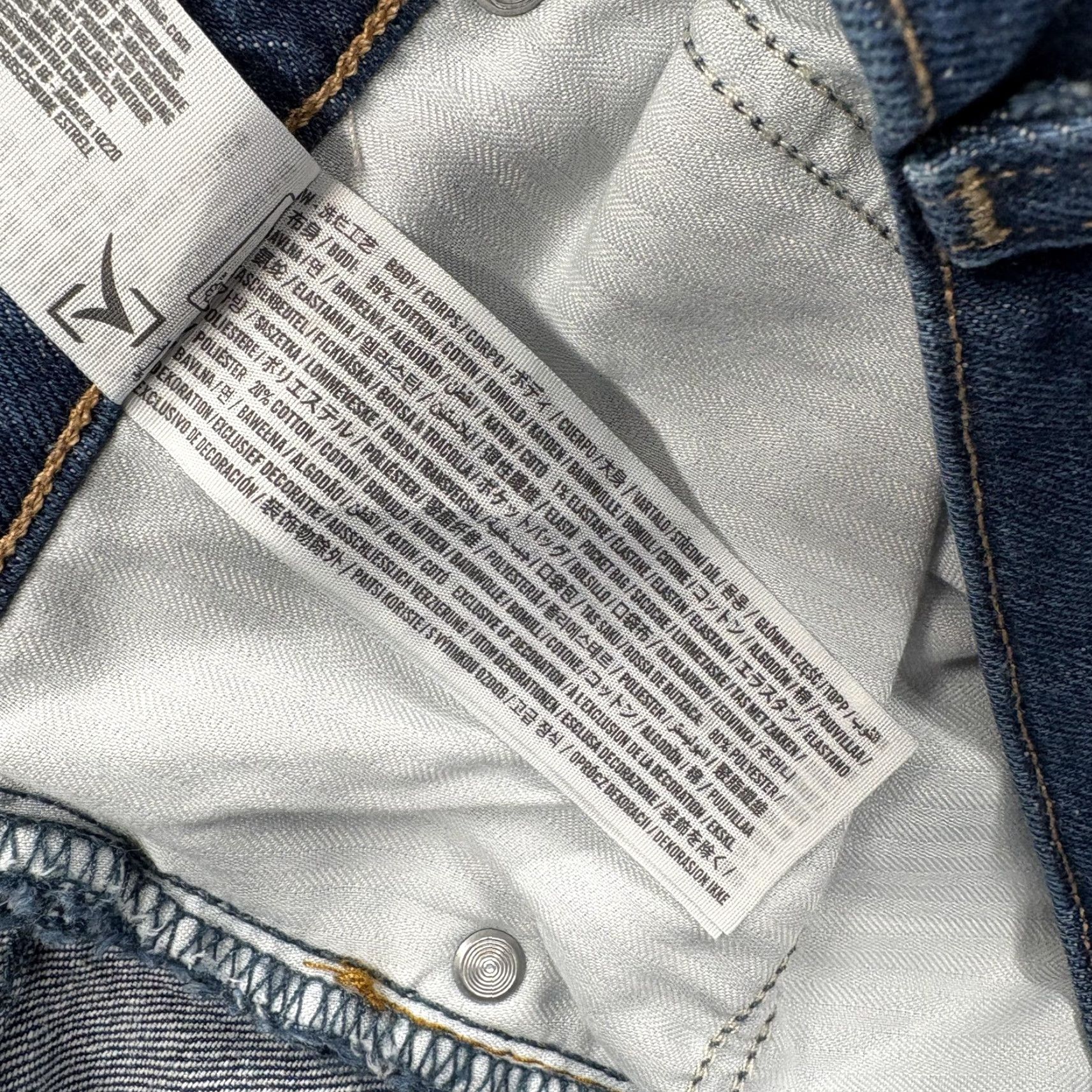 Abercrombie & Fitch Abercrombie & Fitch Jeans Womens 28 Blue Straight High Rise 90s Denim Stretch Pocket Zipper Button 5-Pocket Size 28" / US 6 / IT 42 - 5 Thumbnail