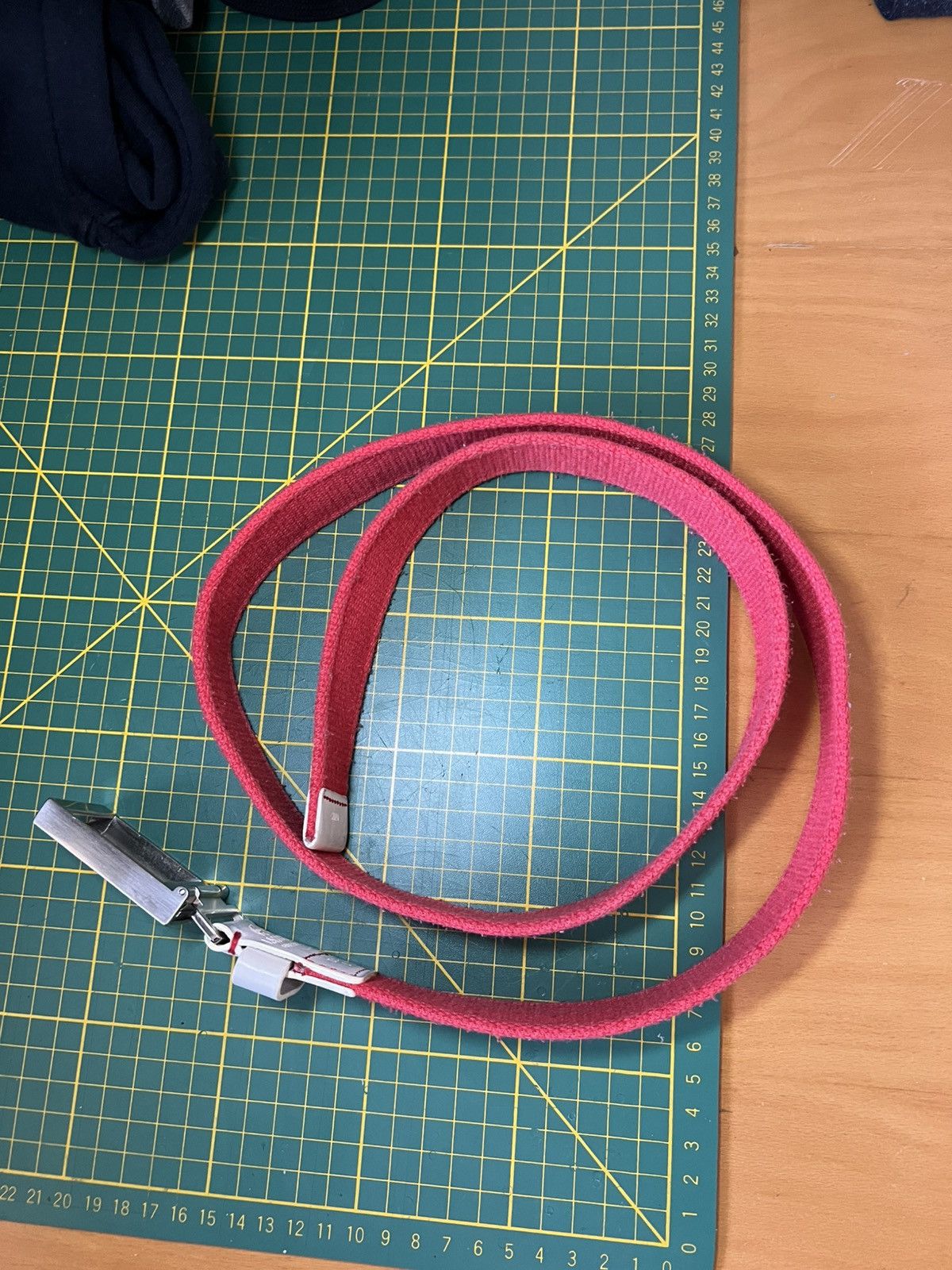 Lacoste Vintage Lacoste metal logo buckle woven fabric strap belt Size ONE SIZE - 8 Thumbnail
