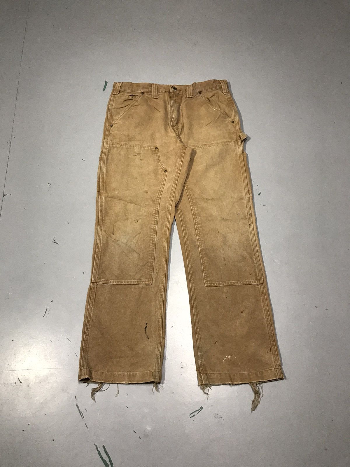 Carhartt Vintage Carhartt faded double knee workwear Size US 34 / EU 50 - 1 Thumbnail