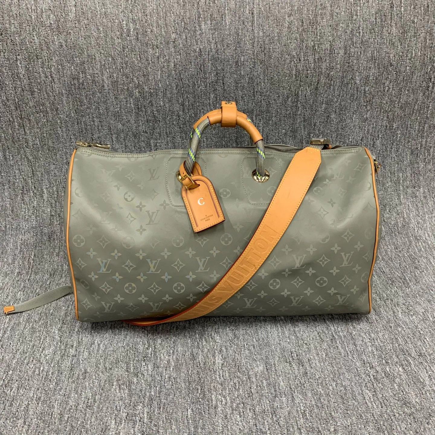 Louis Vuitton LV Runway Keepall 50 Titanium Laser Monogram Size ONE SIZE - 1 Thumbnail