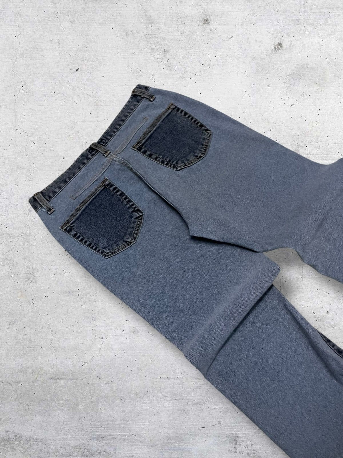 Japanese Brand VINTAGE EN CLOCHE JAPAN DESIGNER 90S HYBRID FLARED DENIM OG Size US 26 / EU 42 - 14 Thumbnail