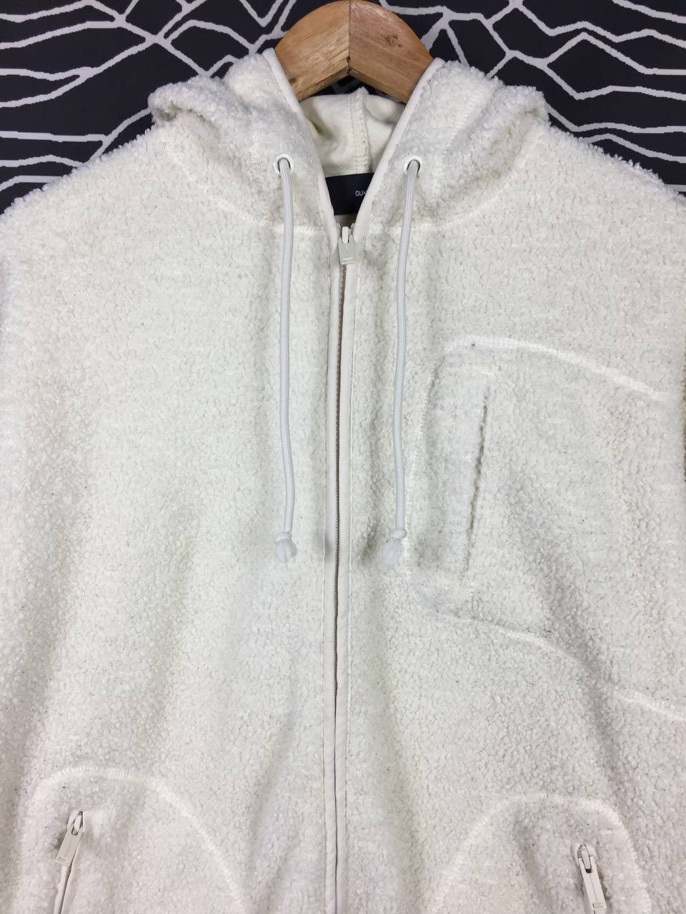 GU × Japanese Brand × Undercover GU x Undercover Fleece Hooded Long Jacket Size US M / EU 48-50 / 2 - 3 Thumbnail