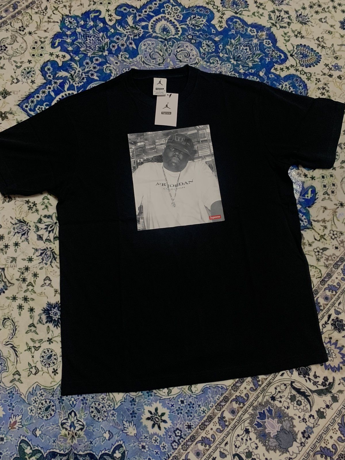 Nike × Supreme Supreme Jordan “Biggie” Tee Size US M / EU 48-50 / 2 - 1 Thumbnail